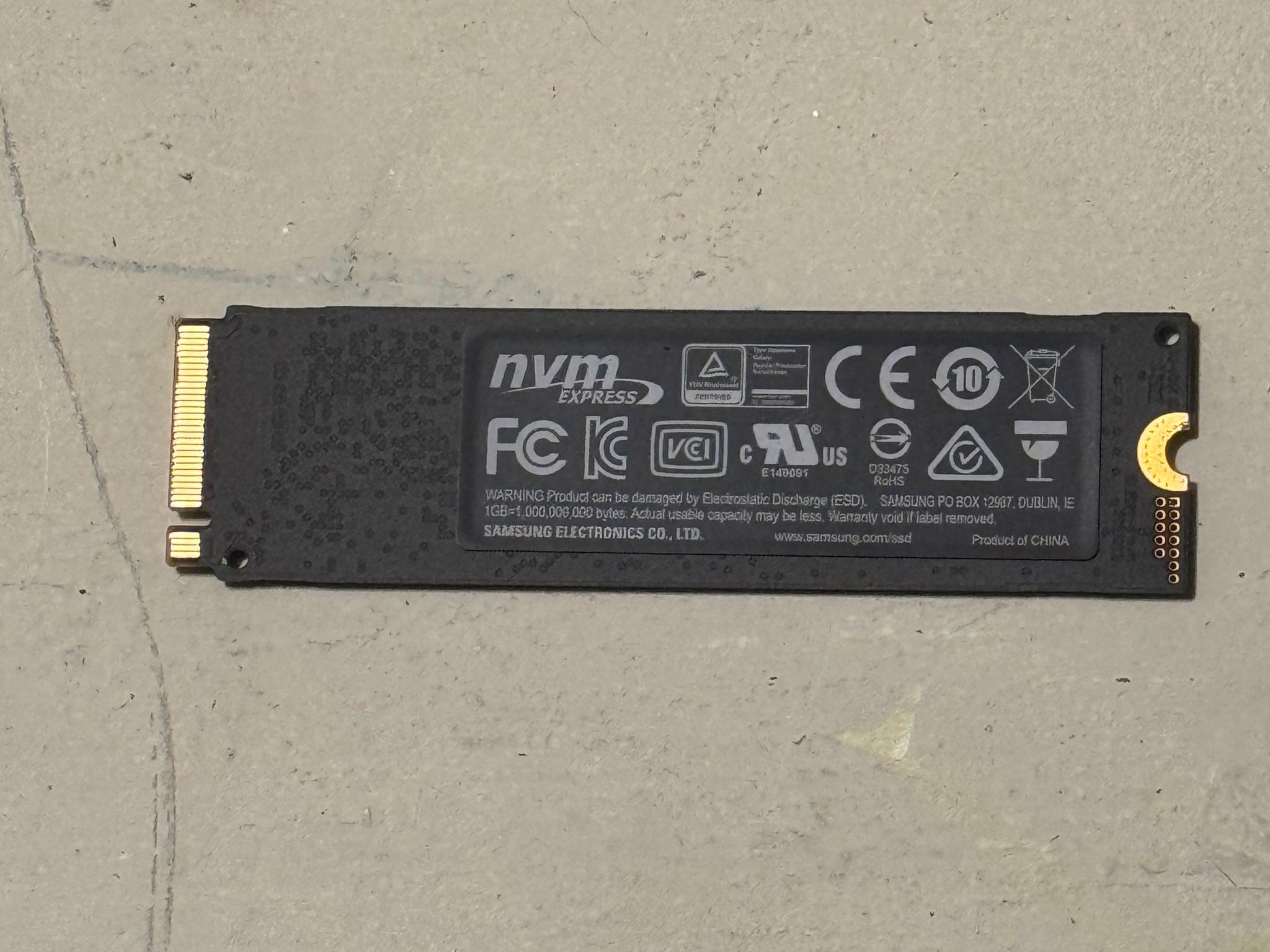 Samsung 970 Evo Plus 500 GB M.2-2280 PCIe 3.0 X4 NVME Solid State Drive