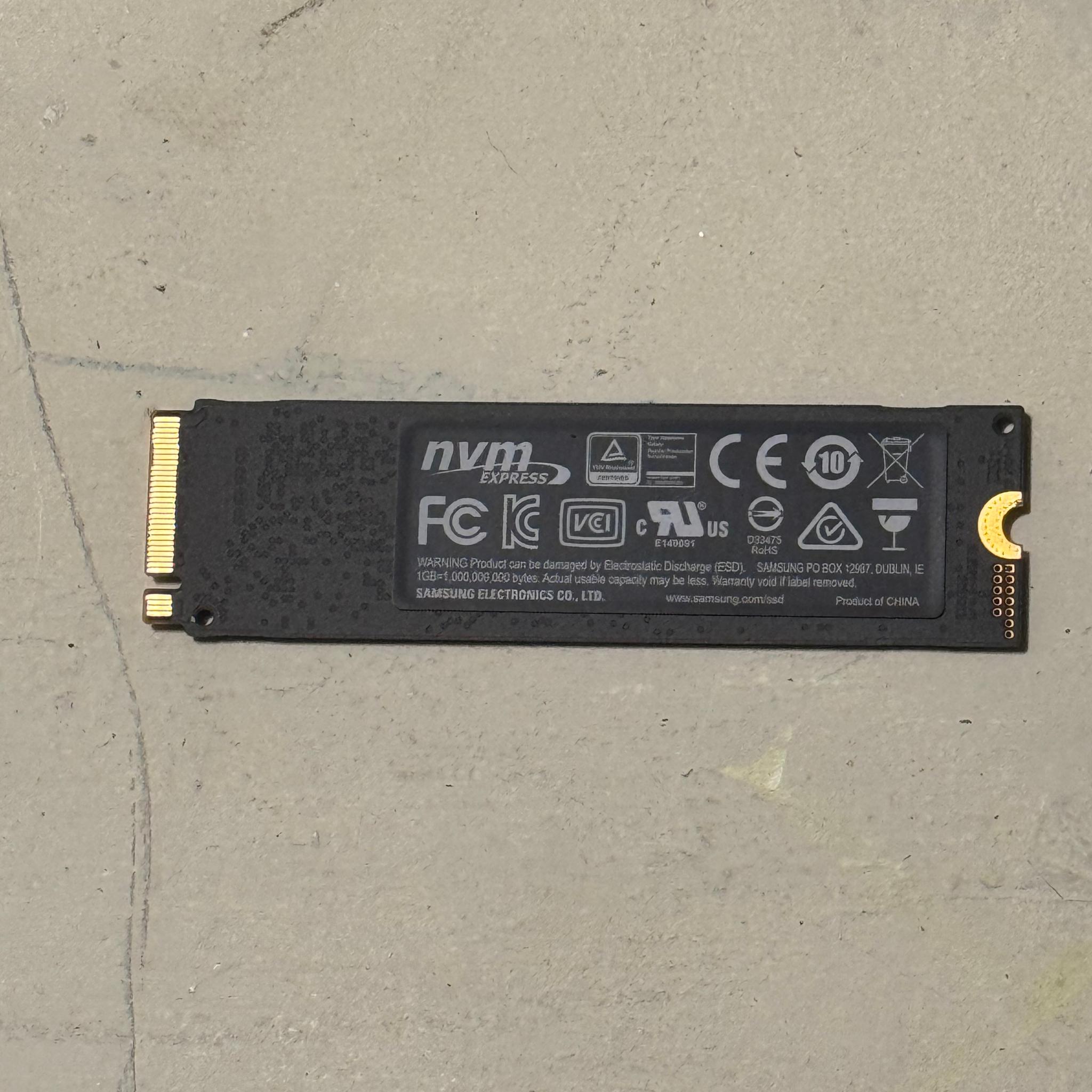 Samsung 970 Evo Plus 500 GB M.2-2280 PCIe 3.0 X4 NVME Solid State Drive