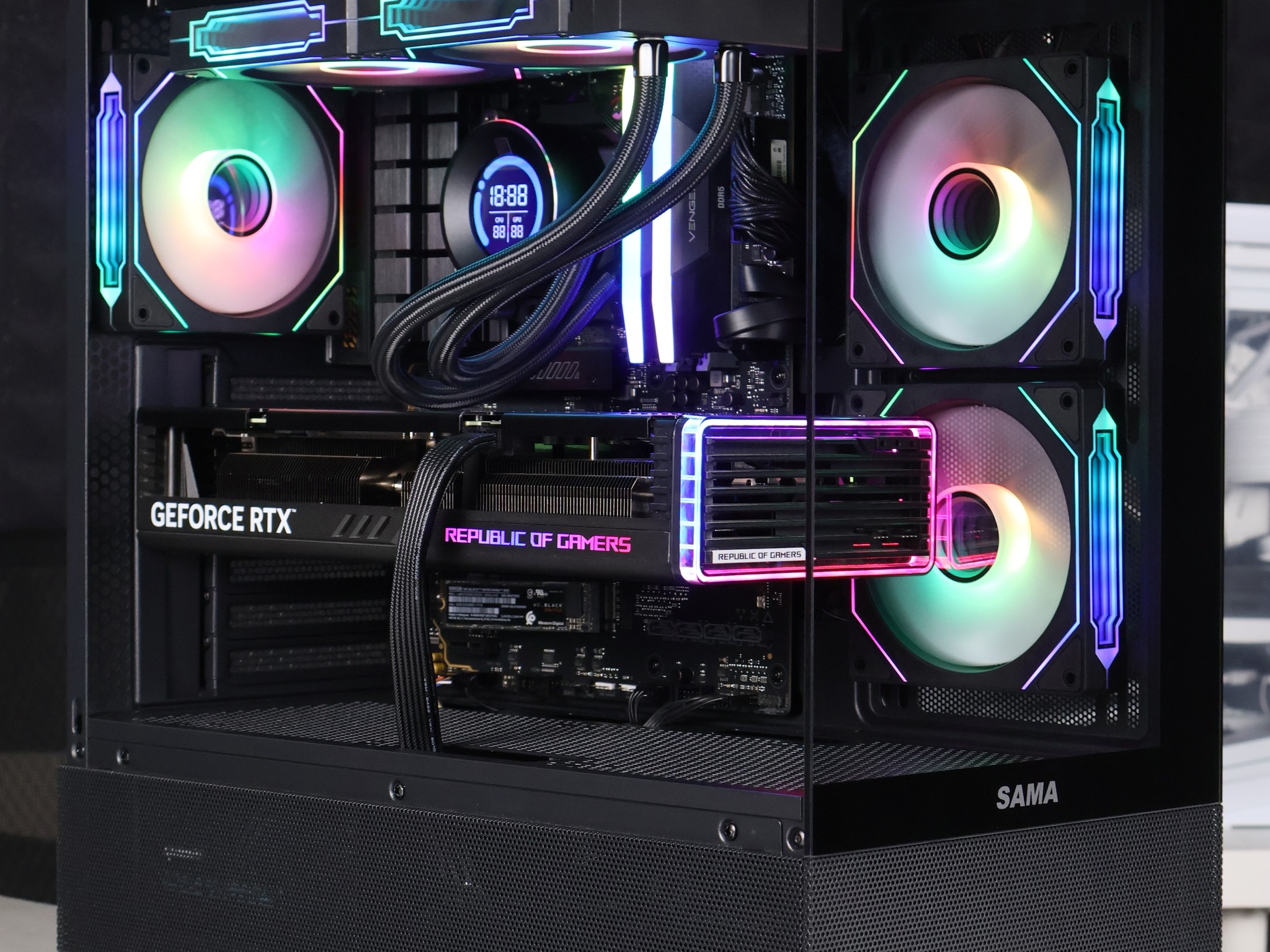 ⚫ Ryzen 5 9600X/RTX 4070 12GB Gaming/Streaming PC ⚫