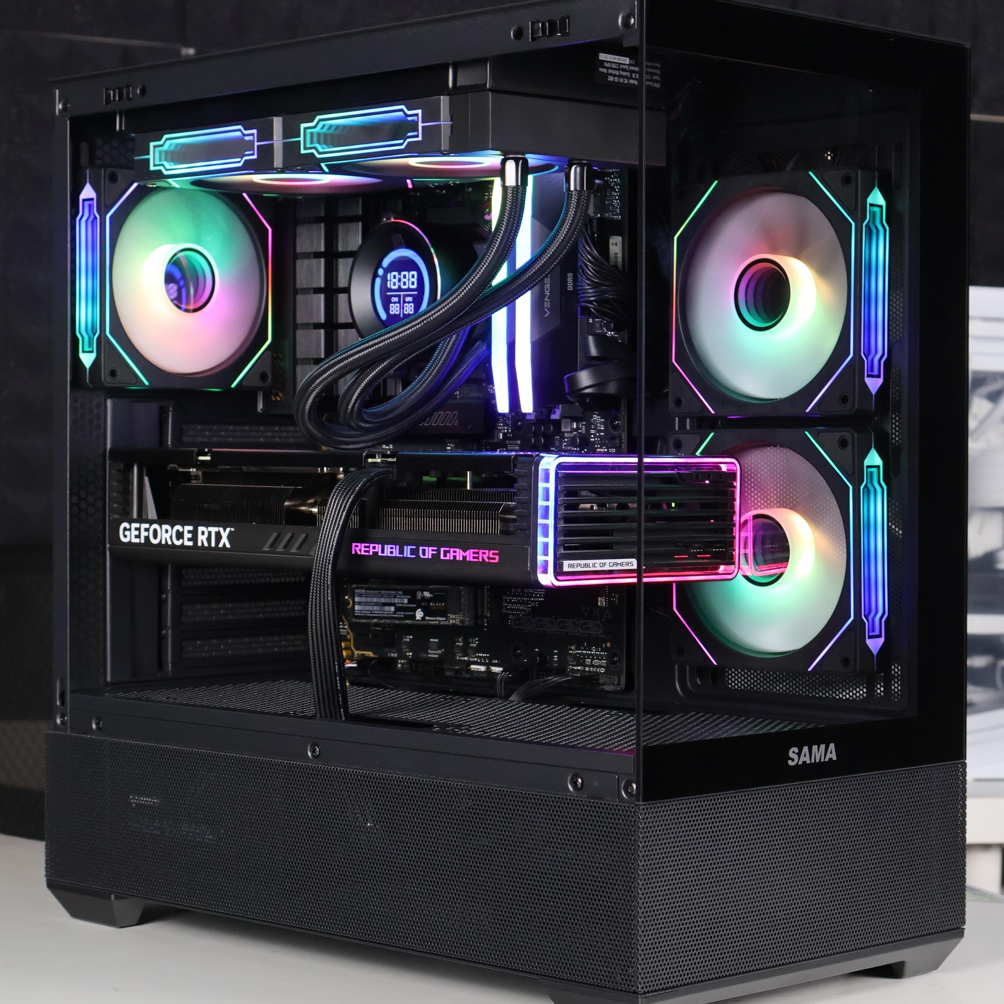 ⚫ Ryzen 5 9600X/RTX 4070 12GB Gaming/Streaming PC ⚫
