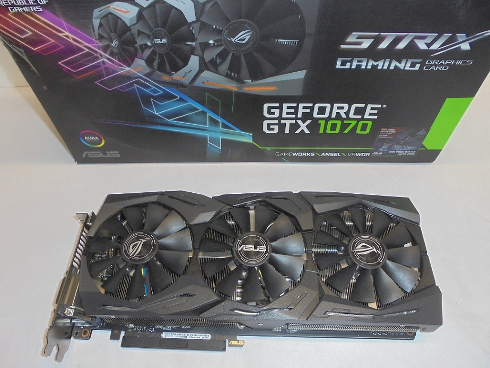 ASUS ROG STRIX-GTX1070-O8G-GAMING/CLEAN/TESTED/PERFECT/CONDITION