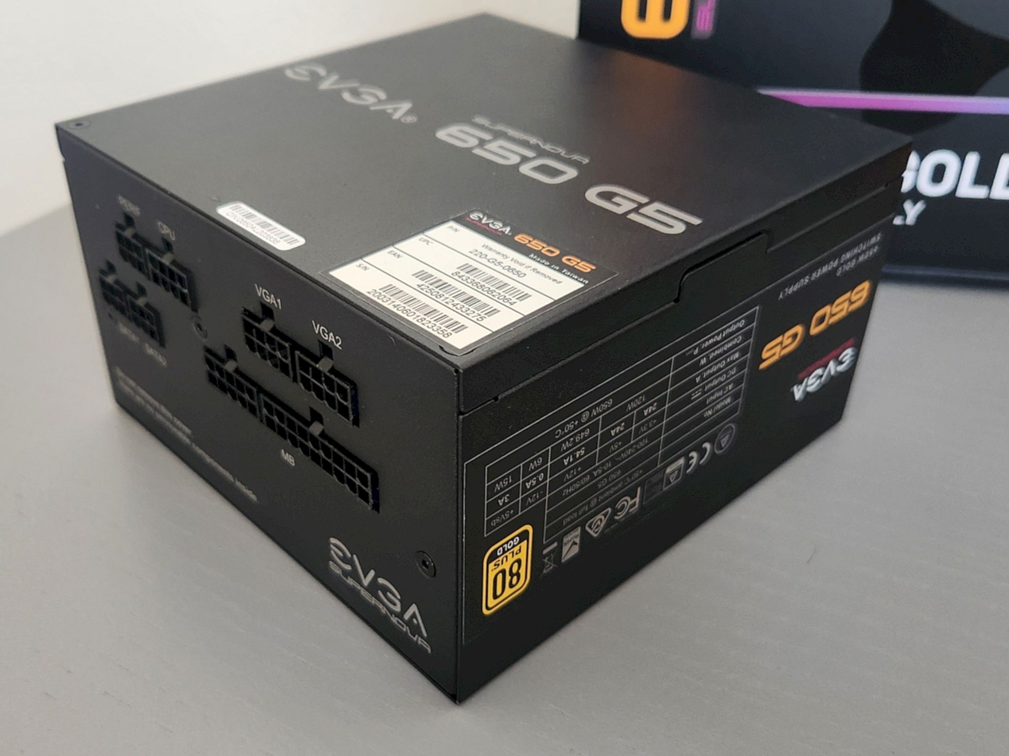 EVGA SuperNova 650 G5 80 Plus Gold 650W Fully modular PSU