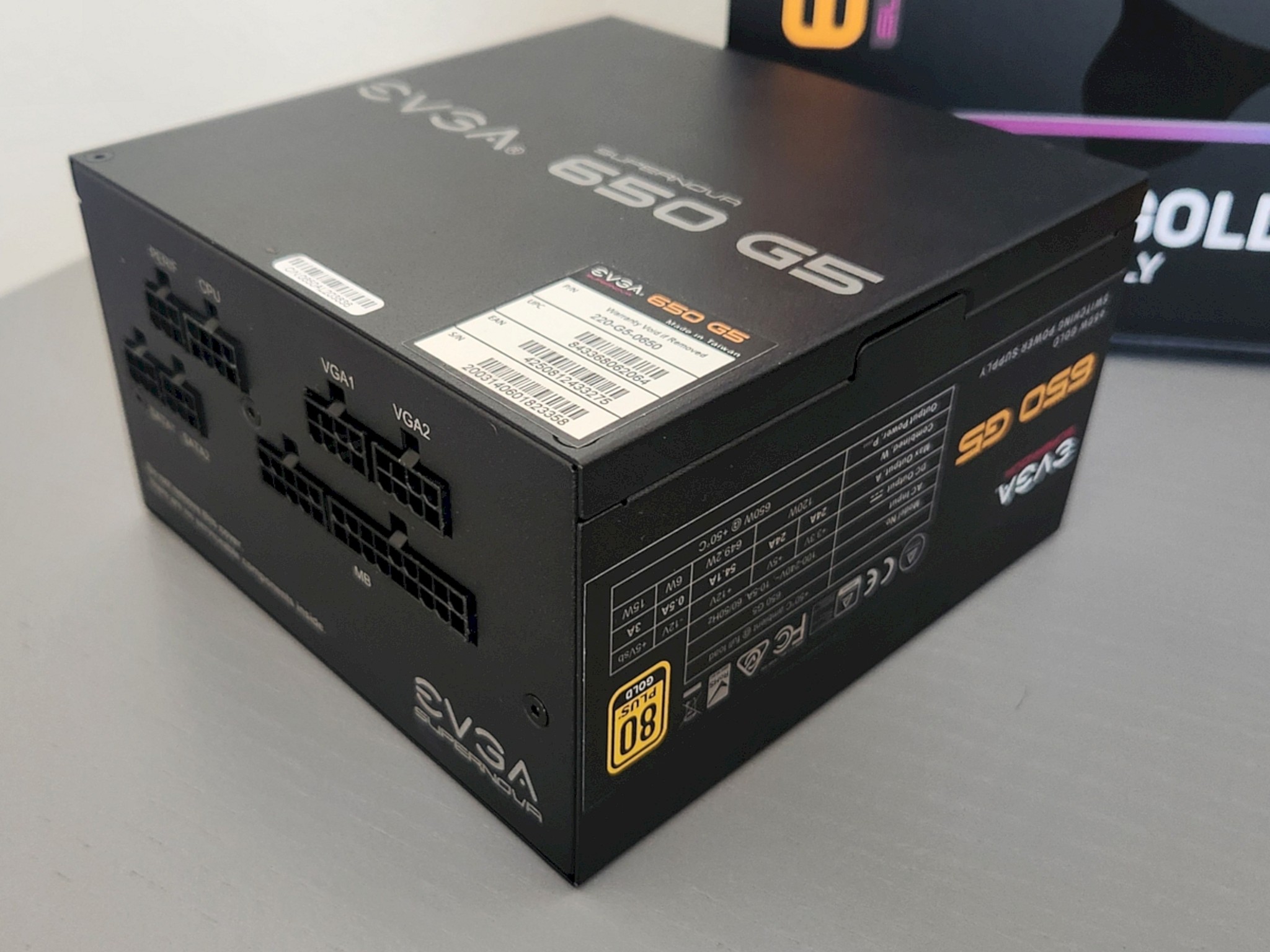 EVGA SuperNova 650 G5 80 Plus Gold 650W Fully modular PSU