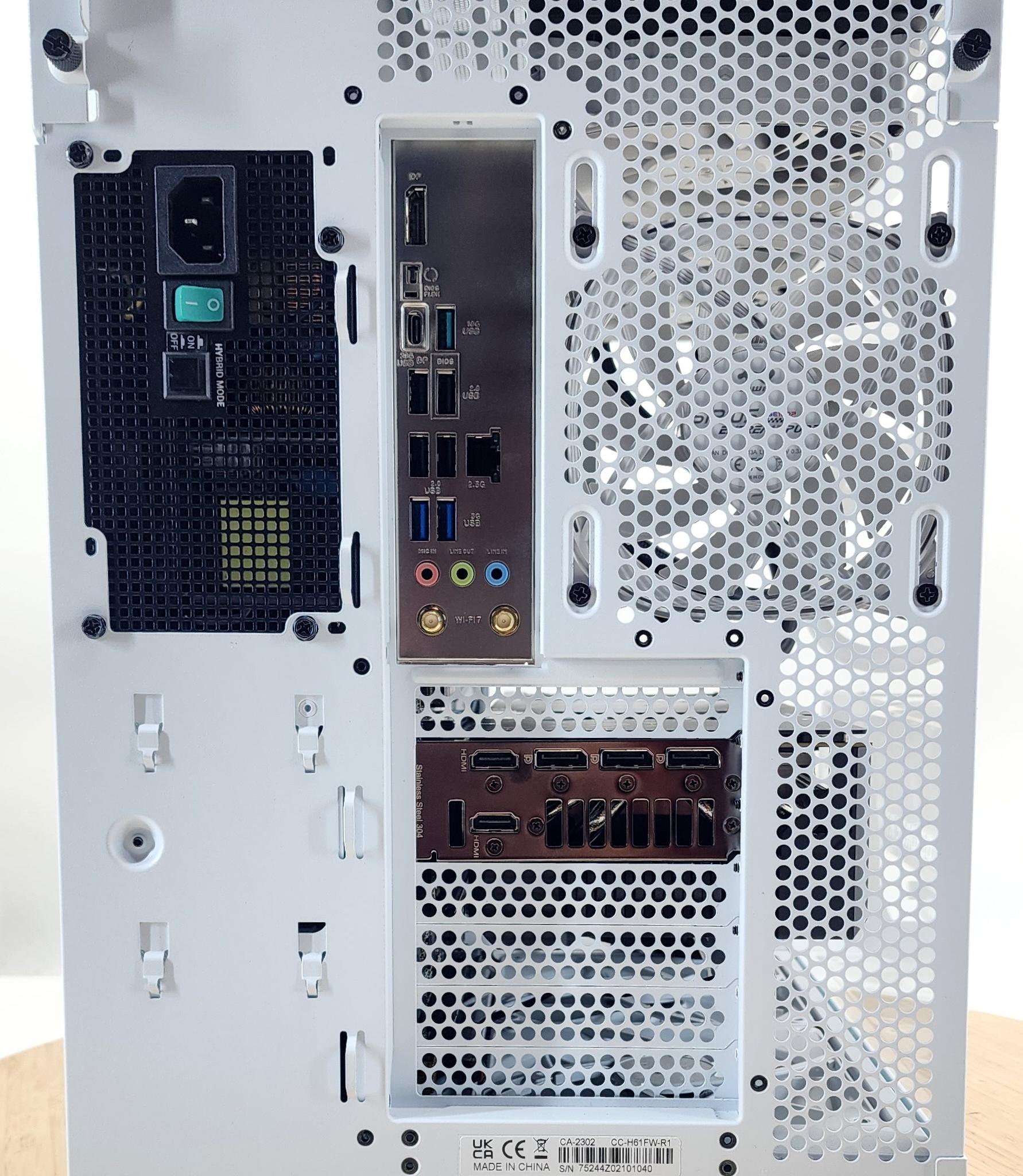 Gaming PC Ultra 7 265KF 32GB RAM 2TB SSD RTX 4080 16GB Windows 11 Computer