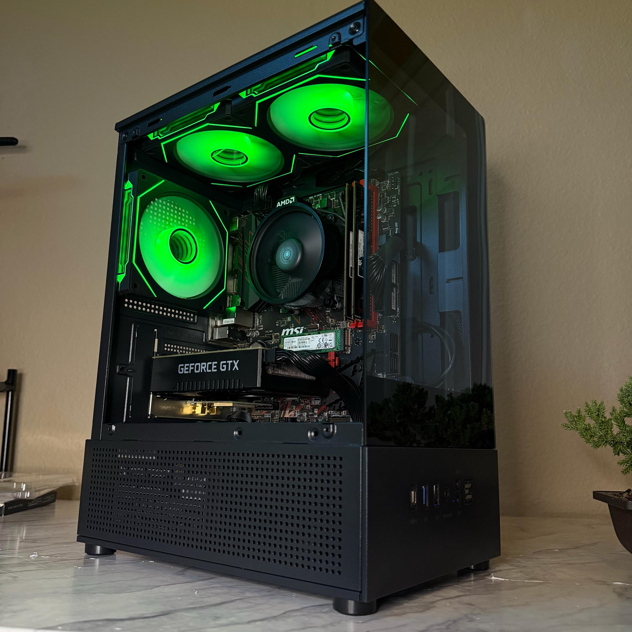 GeForce GTX 1660 Custom Gaming PC - Ryzen 5 2600, 16GB RAM