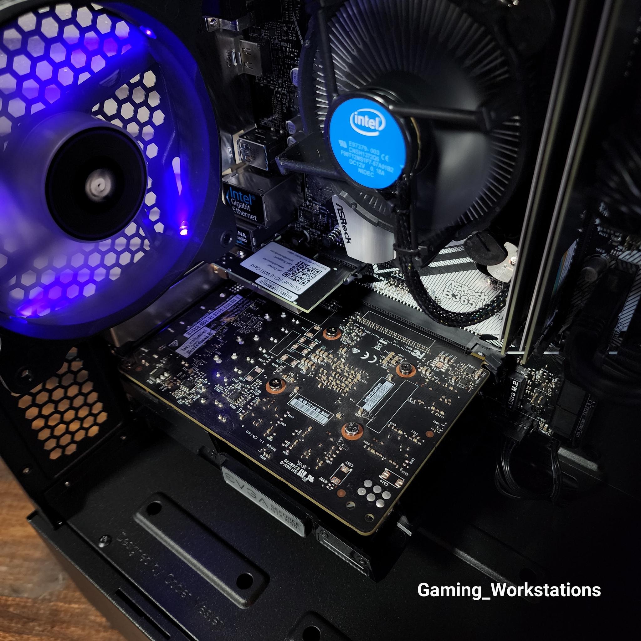 🖤💙🖤 Intel Core i5 8500 // EVGA GeForce GTX 1050 Ti // Silicon Power 16GB 3200MHz