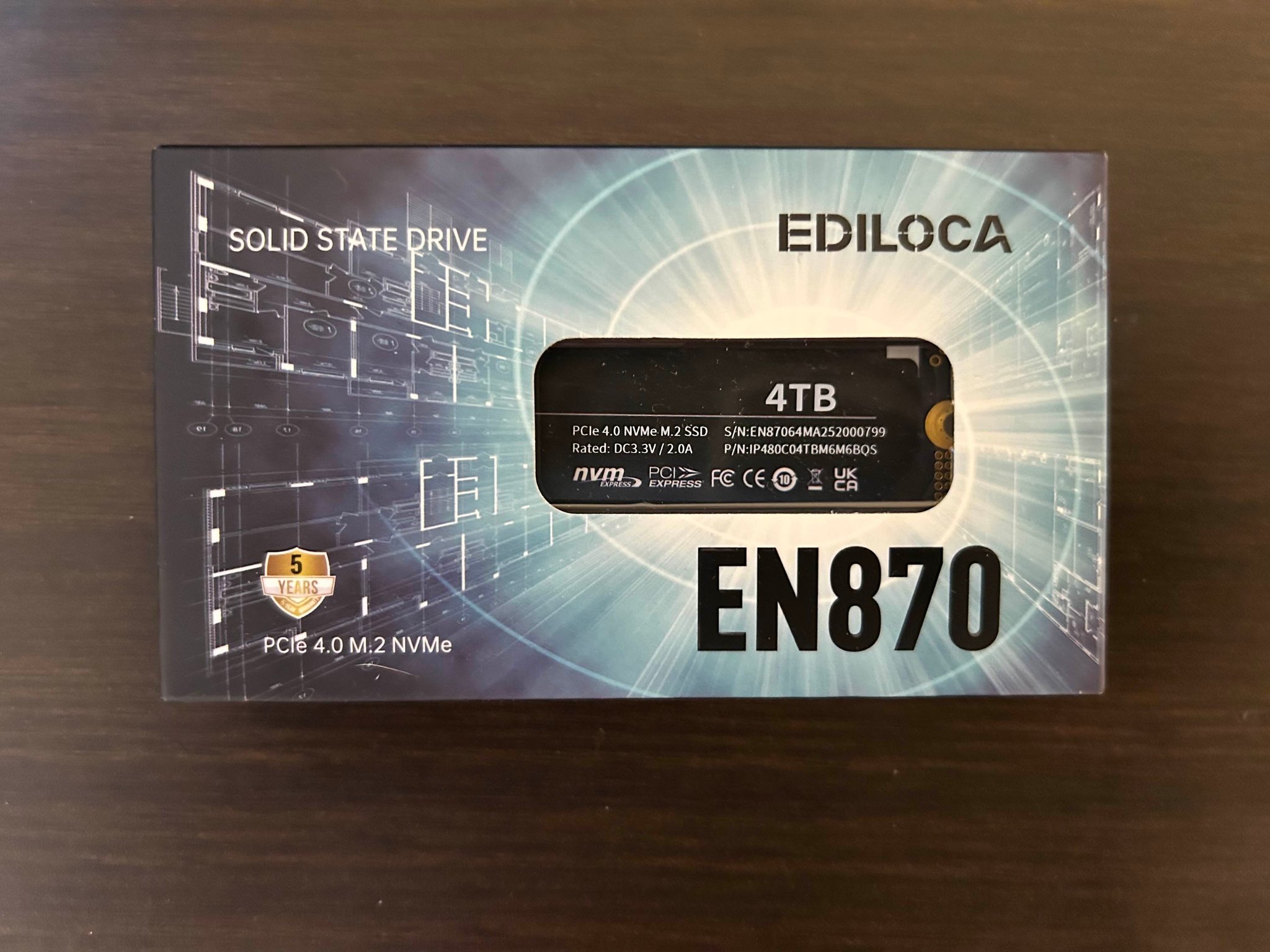 Ediloca EN870 4TB Gen 4x4 NVMe M.2 ssd