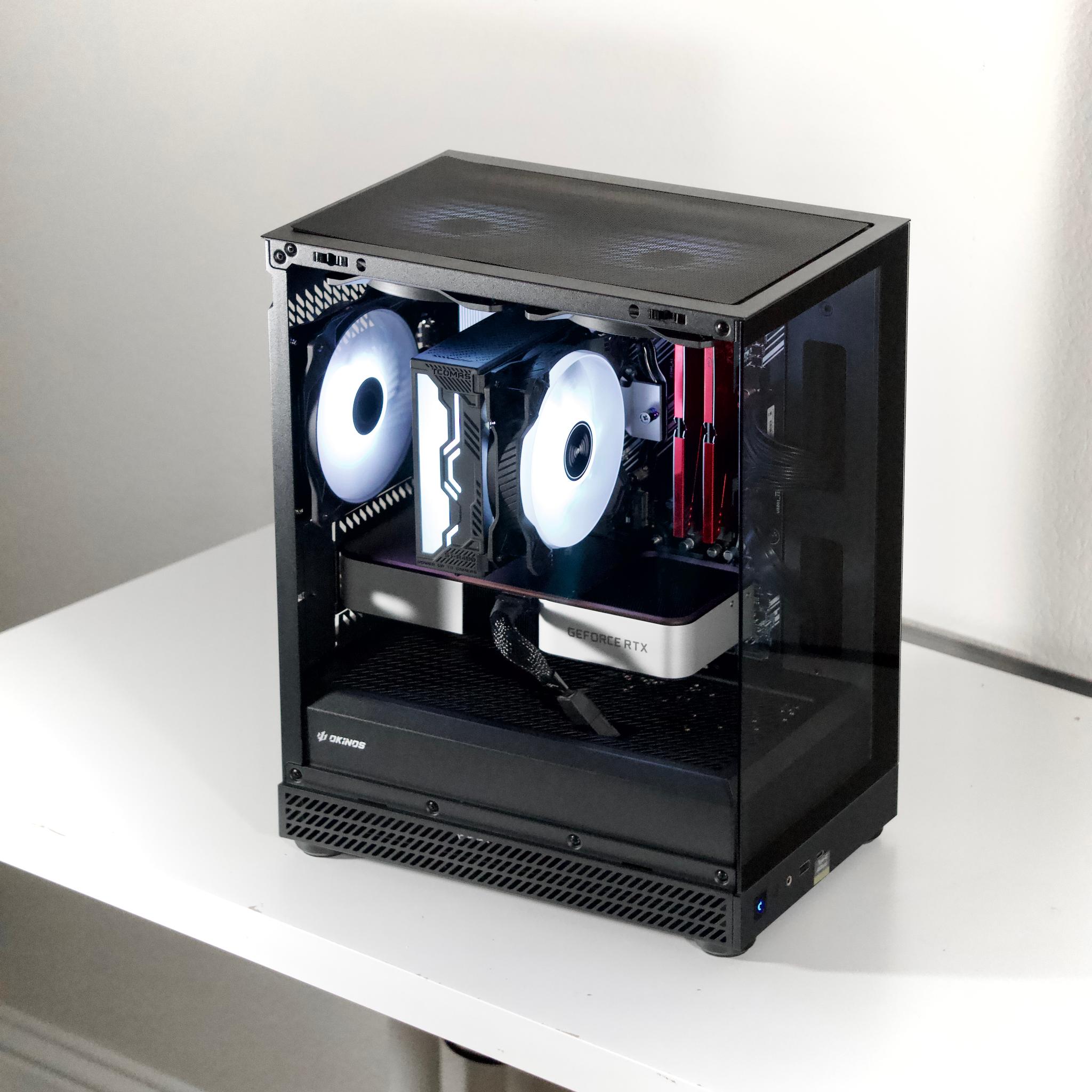 💥 Ryzen 5 5600+RTX 3060 Ti FE | 16GB DDR4 | 1TB NVMe | FREE Ship! | WiFi/BT | 1080p/1440p Gaming PC