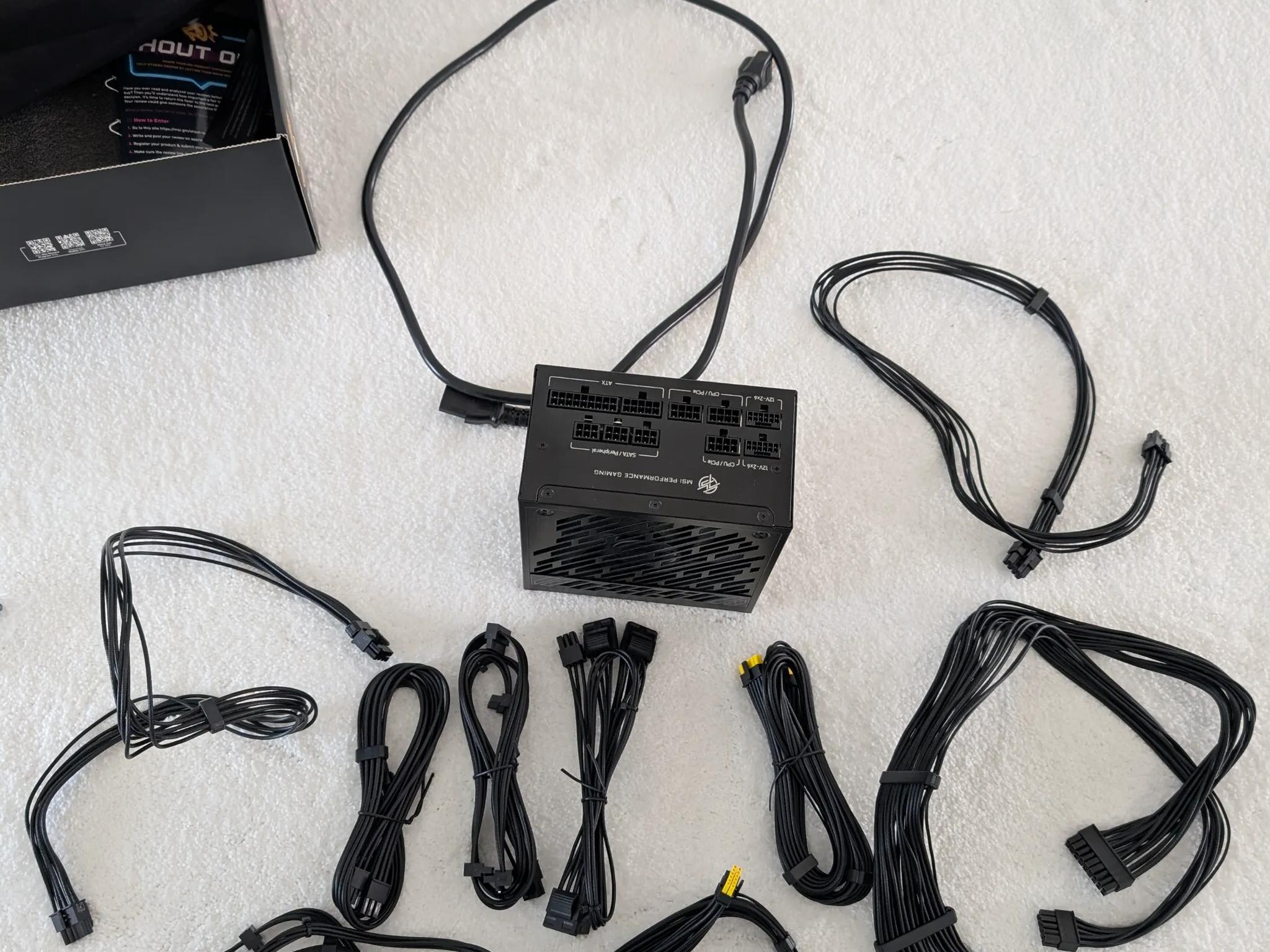 MPG A1000GS PCIE5 1000W Power Supply