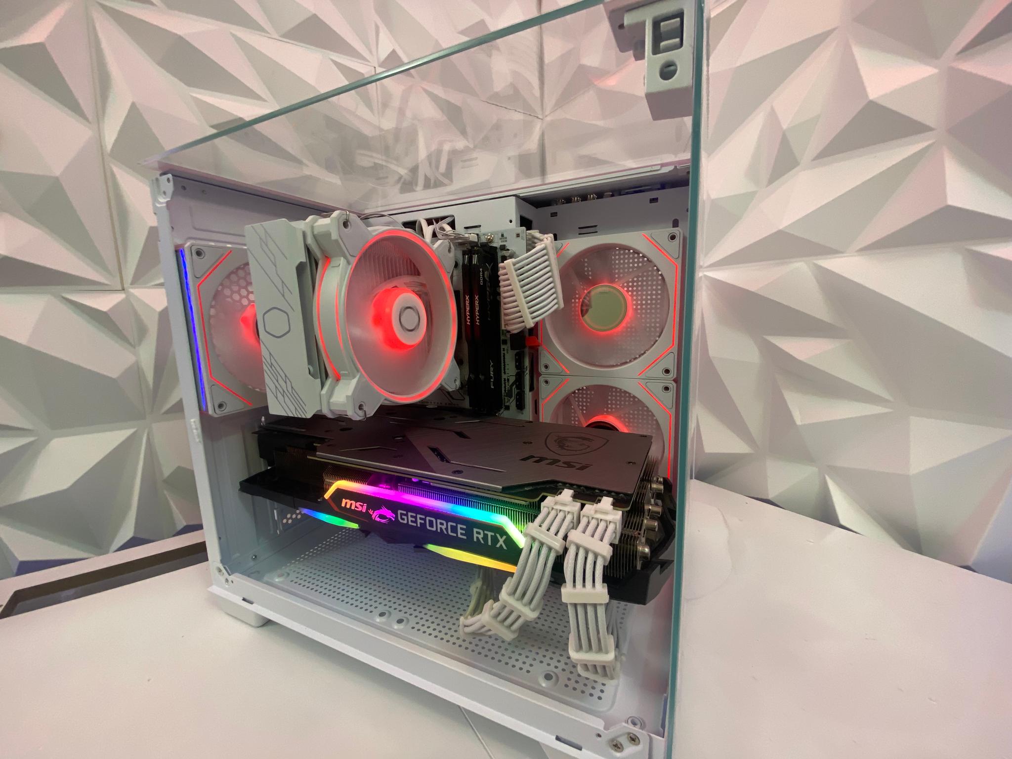 🎅🎅 White Elite Build – Ryzen 5 3600 + RTX 2080 8GB | 1080p/1440p High FPS Ready