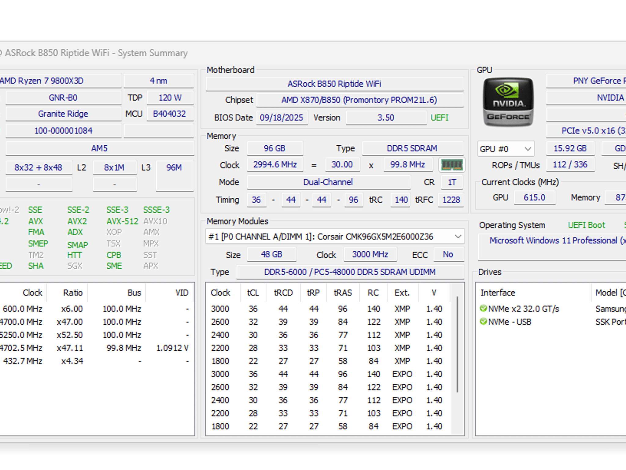 RTX 5080 | Ryzen 7 9800X3D | 96GB DDR5 6000 | 4TB NVMe | Gaming PC