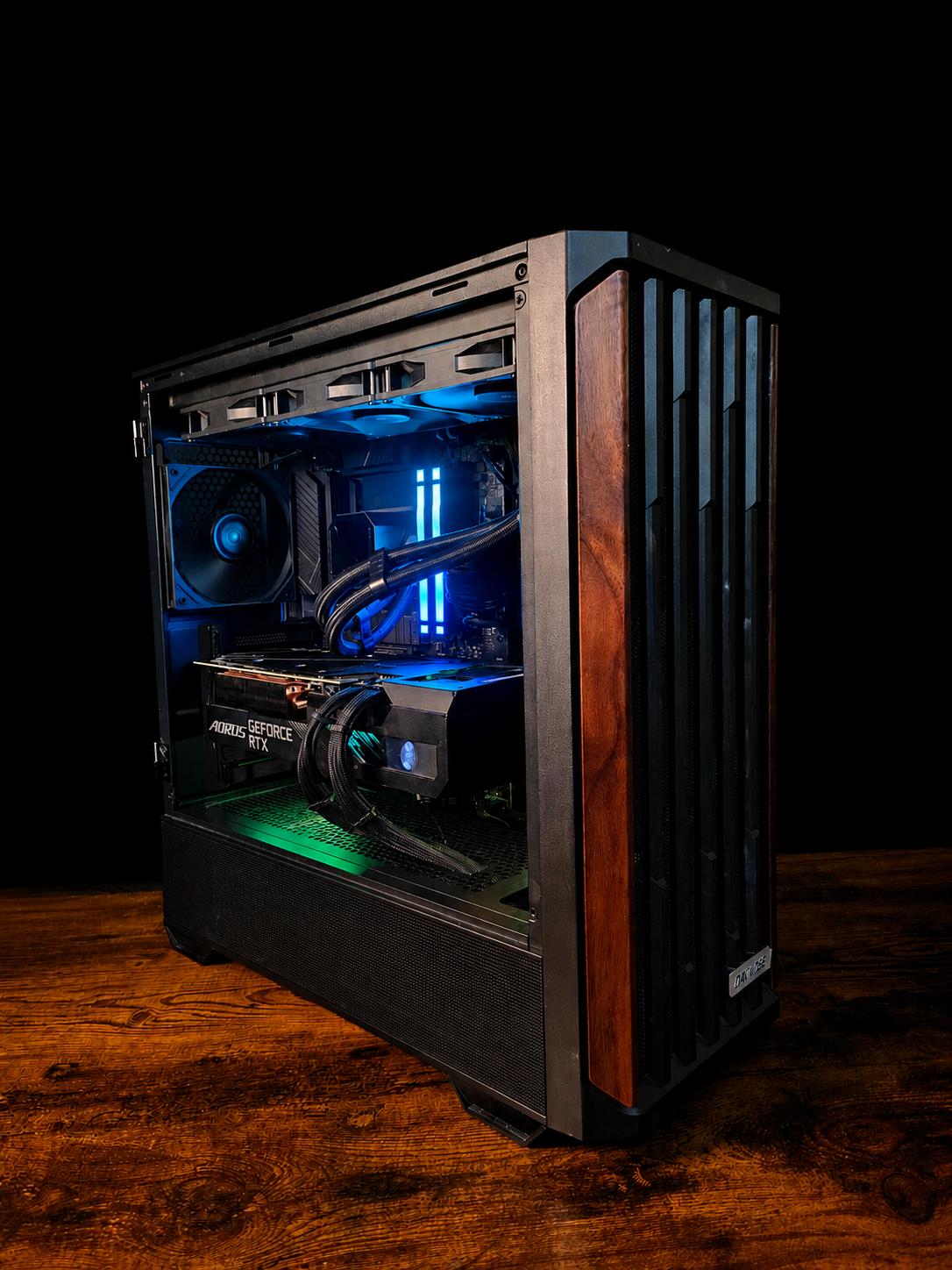 ☕ Mocha ☕  1440P/4k Gaming PC- Ryzen 7 8700F / RTX 3080 10G / 16G / 1TB