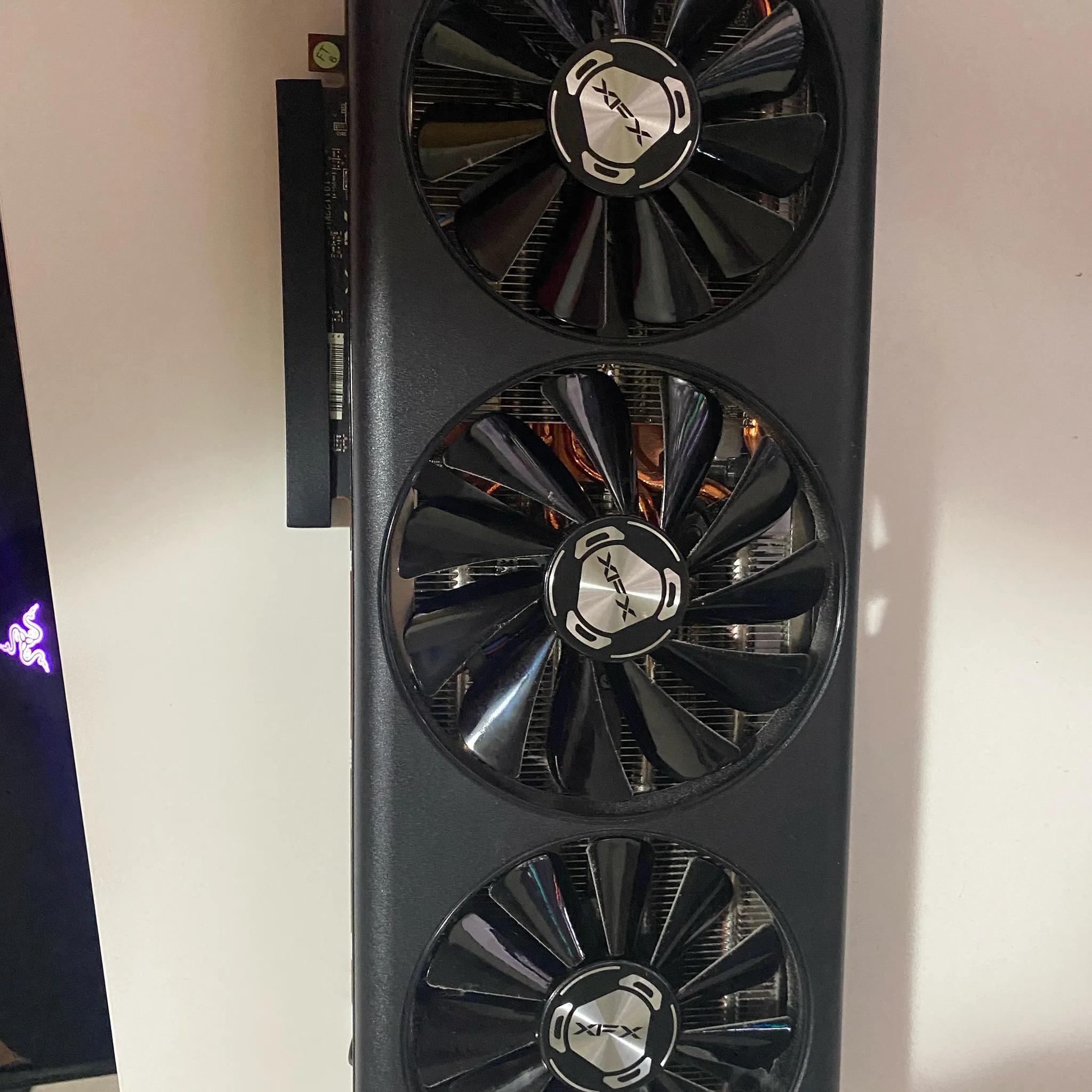 XFX Radeon RX 5700 XT DirectX 12 RX-57XT83LD8 8GB 256-Bit GDDR6 PCI Express 4.0 ATX Video Card