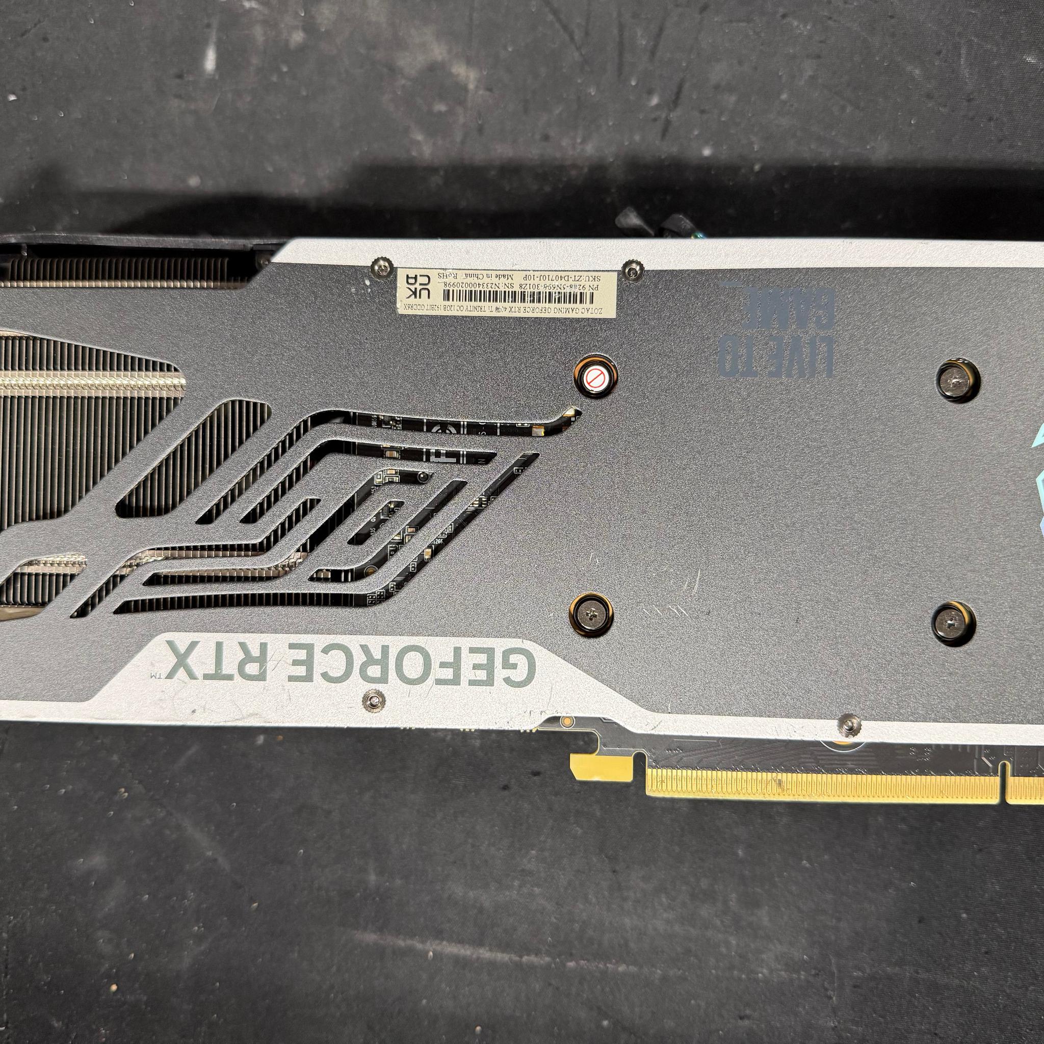 Zotac GAMING Trinity OC GeForce RTX 4070 Ti SUPER