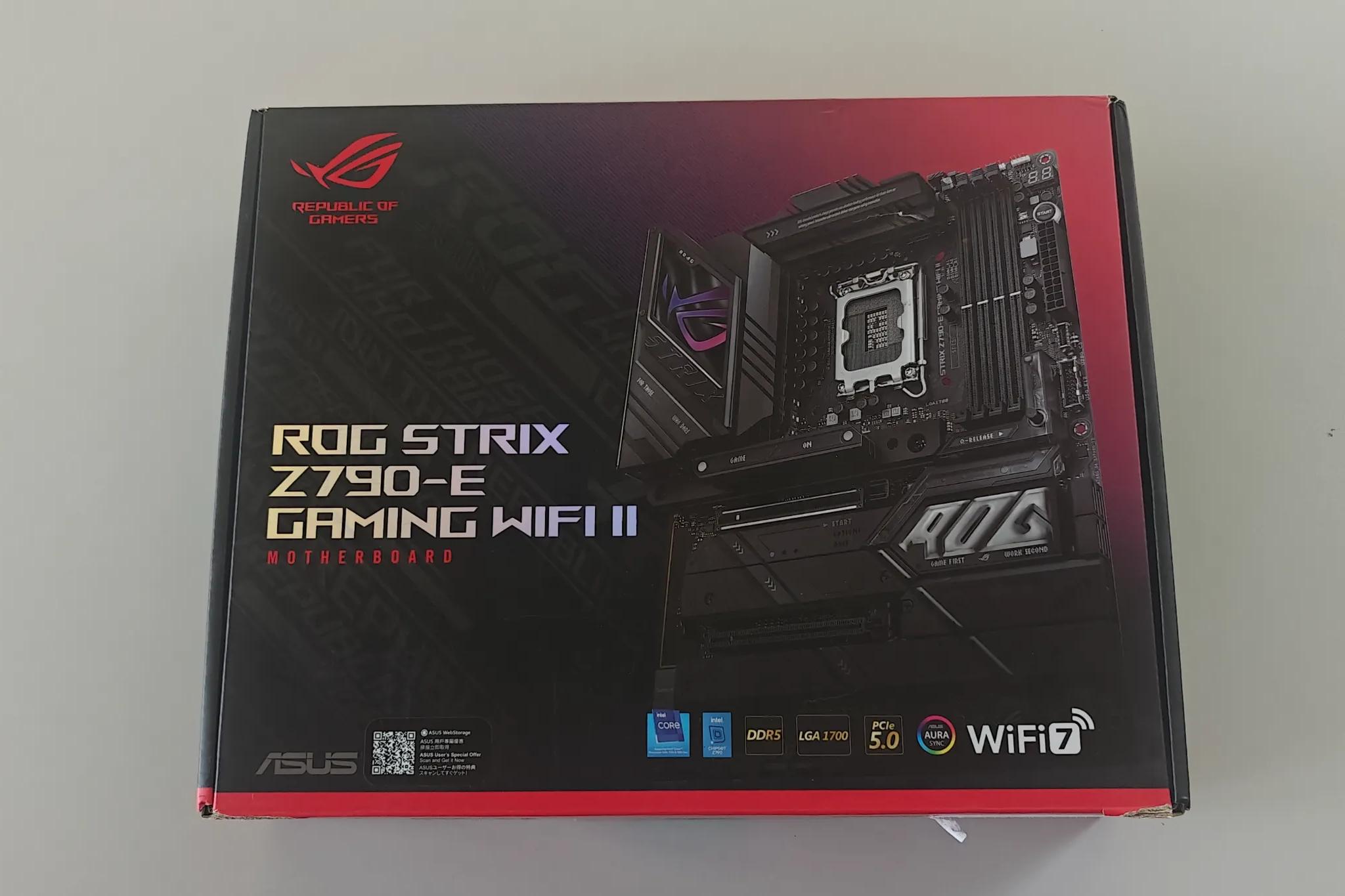 ASUS ROG Strix Z790-E Gaming WiFi II LGA 1700(Intel 14th, Intel 13th & 12th Gen)DDR5 ATX gaming