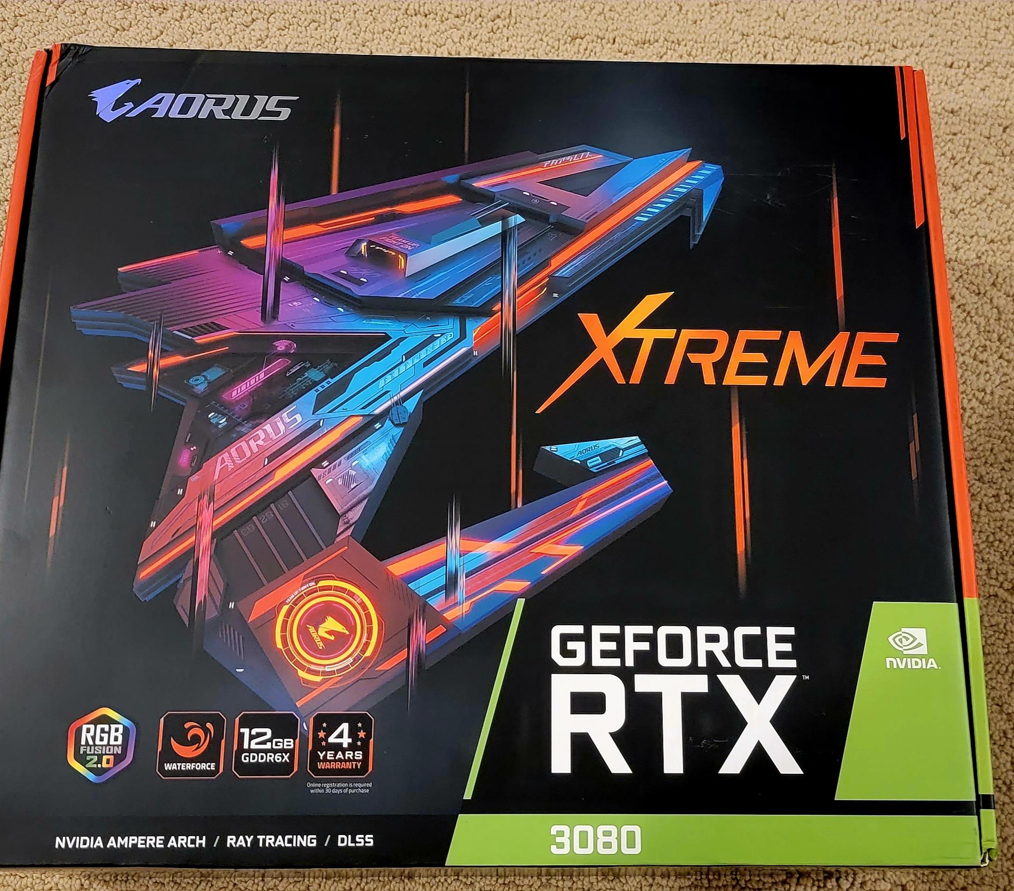 Gigabyte AORUS GeForce RTX 3080 Xtreme WATERFORCE 12G