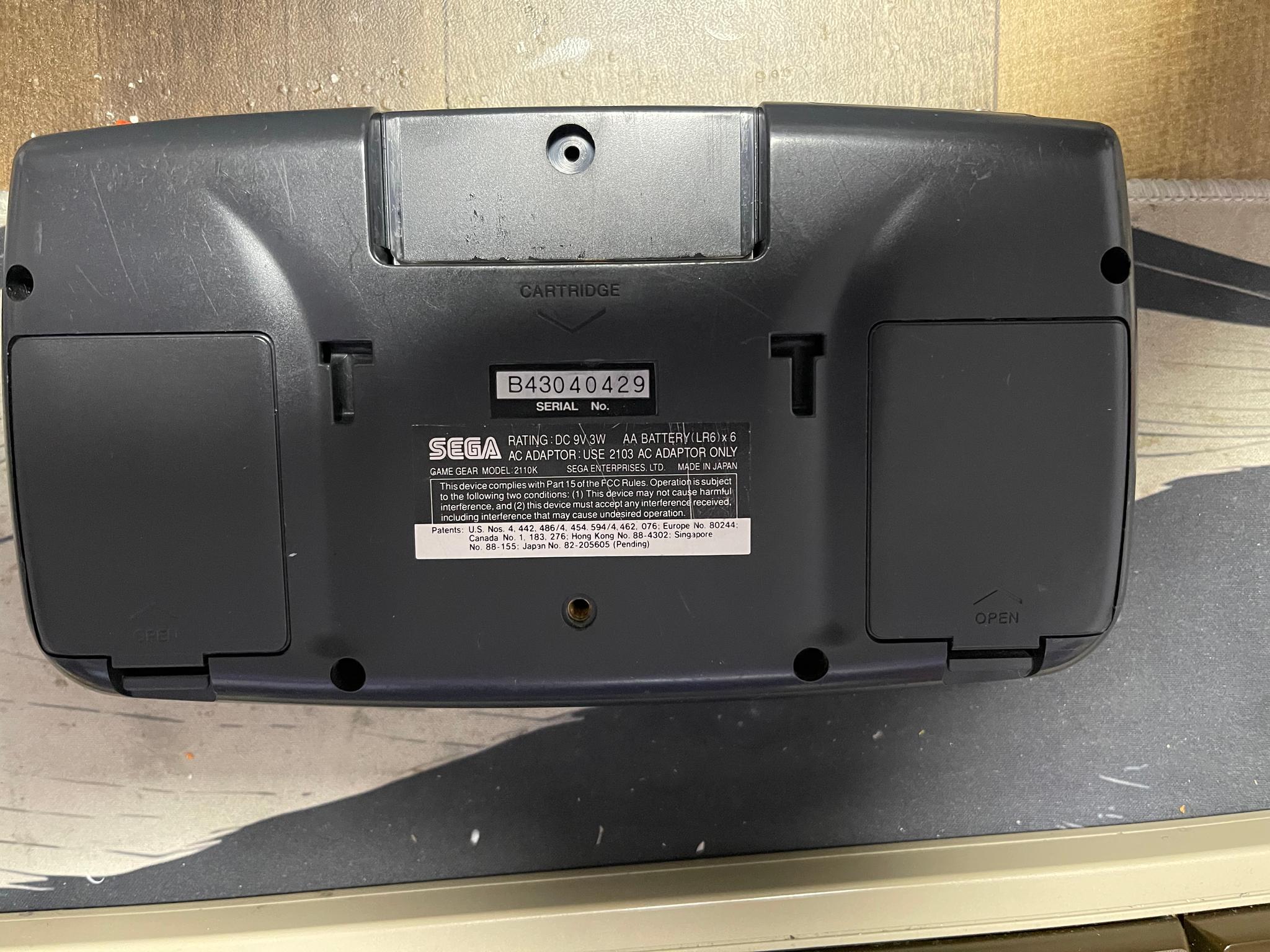 Refurbished and upgraded Game Gear!
