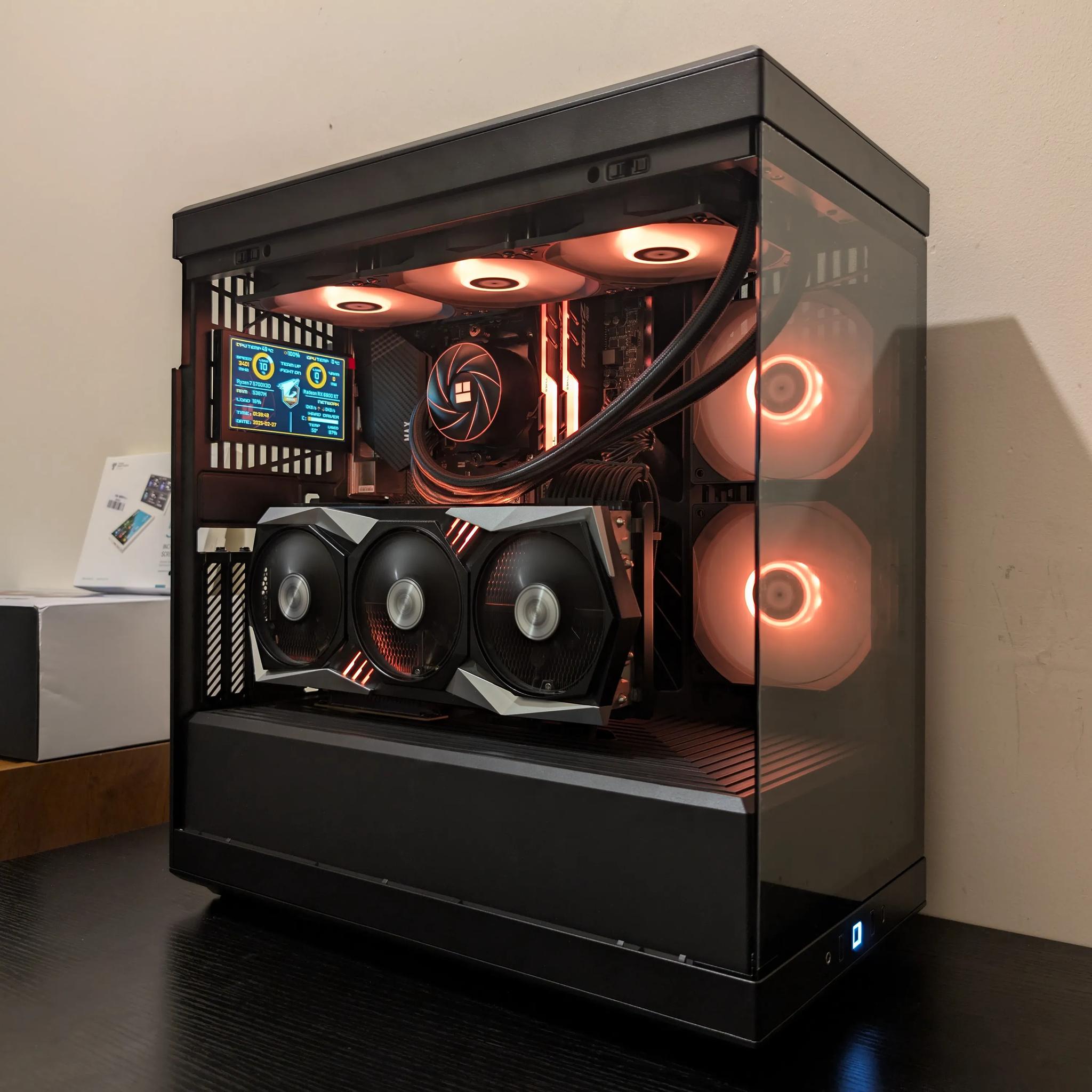 🐦‍⬛ 1440p Gaming Beast | RX 6900XT | Ryzen 7 5700X3D | 1TB SSD | 32GB RAM | WiFi & Bluetooth 🐦‍⬛