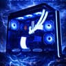 Blue Lighting!⚡ 7800X3D | 9070XT | 32GB DDR5 | 2TB Gen4 NVMe | LCD Display
