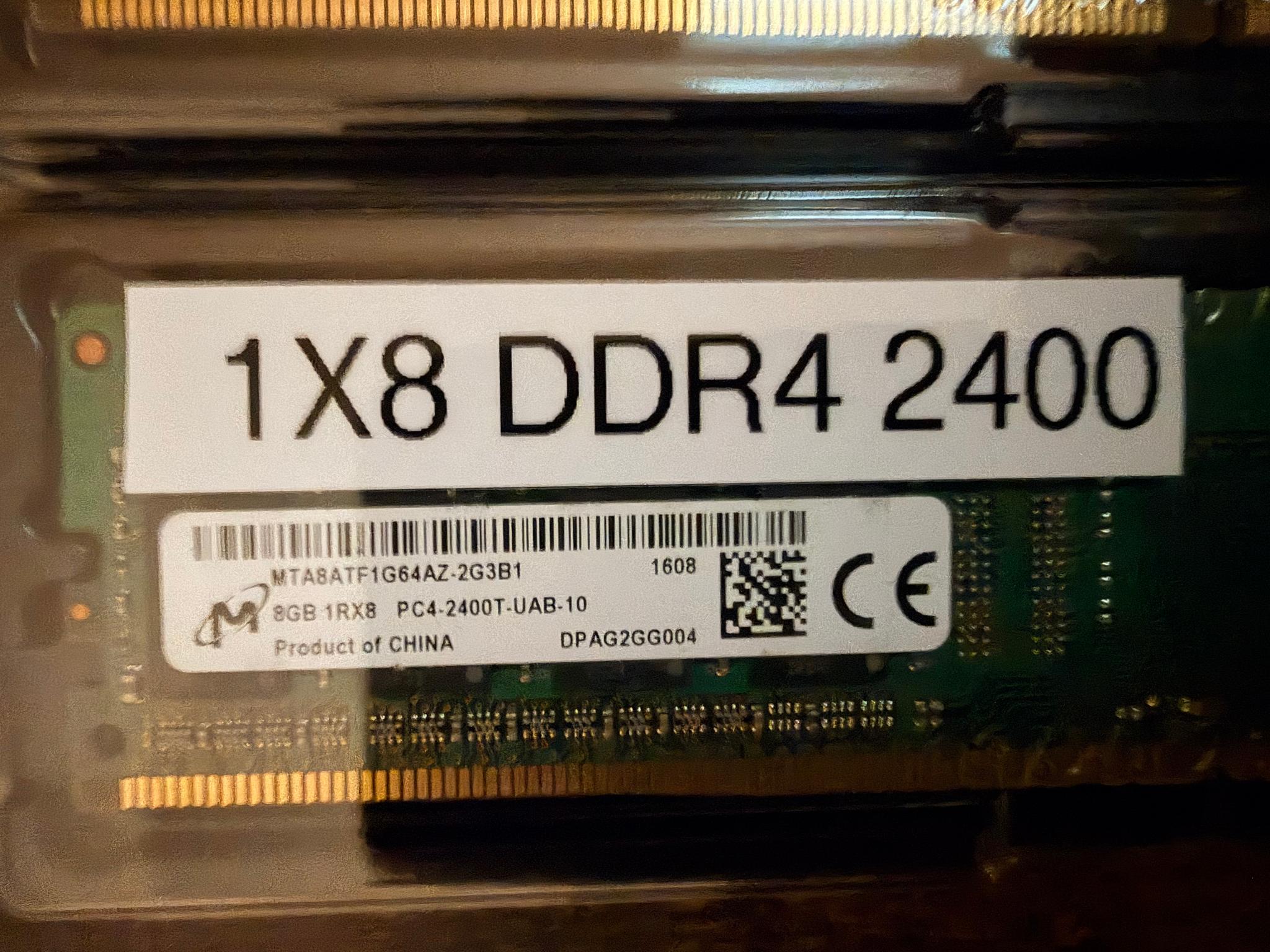 (USED) Micron DDR4 2400MT/S 16GB (2x8GB)