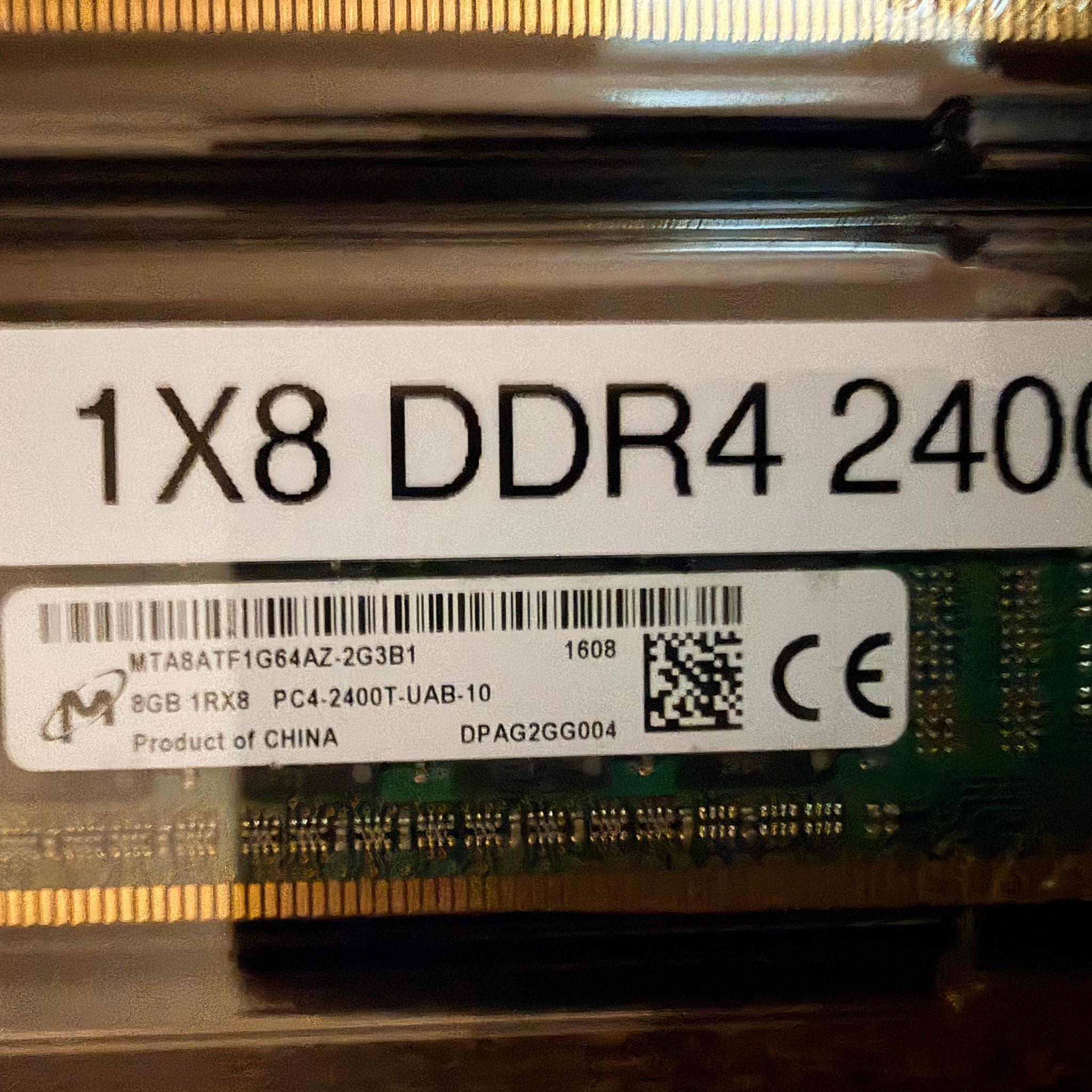 (USED) Micron DDR4 2400MT/S 16GB (2x8GB)