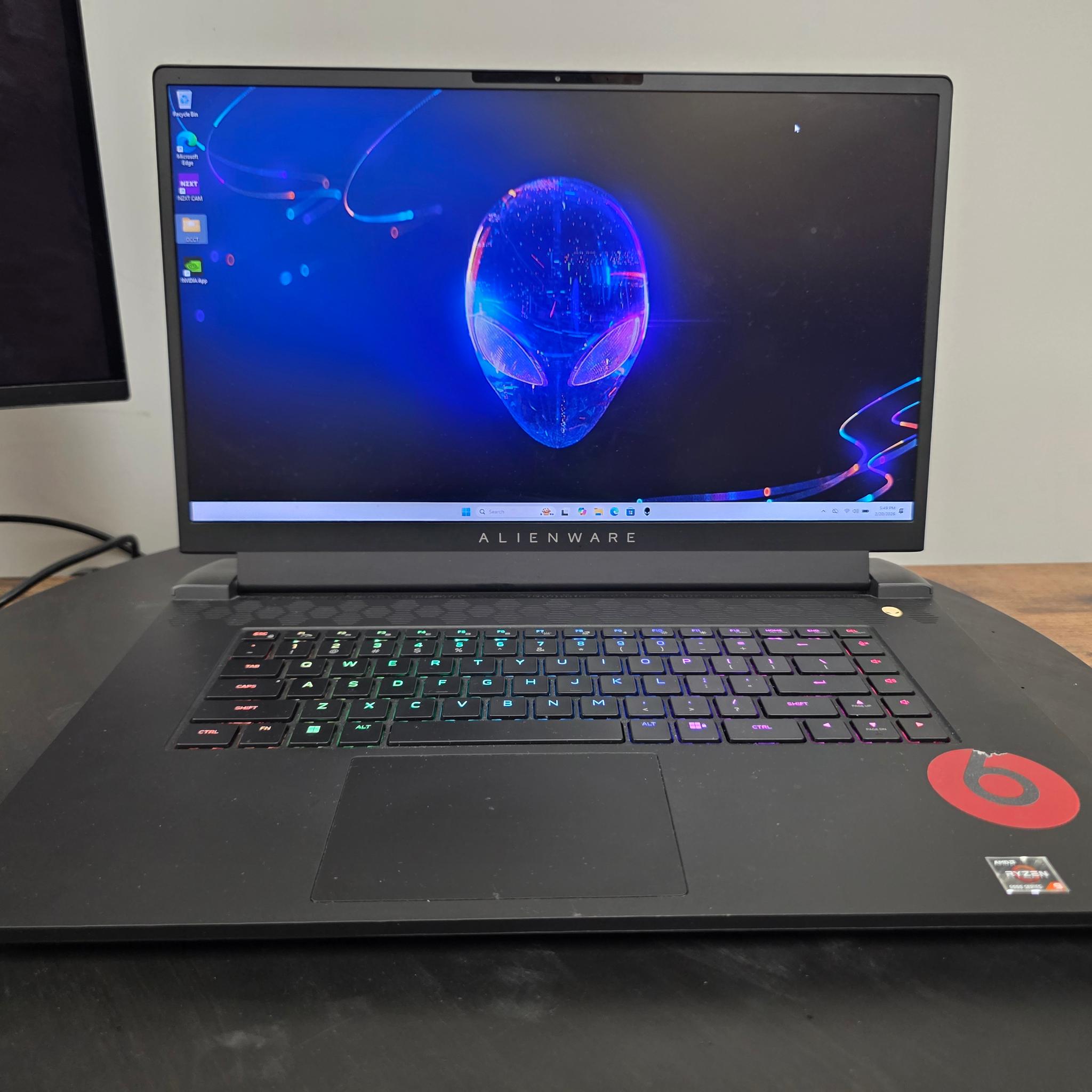 BCPC 26-36 Alienware Gaming Laptop l Ryzen 9 6900HX l RTX 3060 l 16 GB DDR5 l 1 TB M.2 l 1080p 480Hz