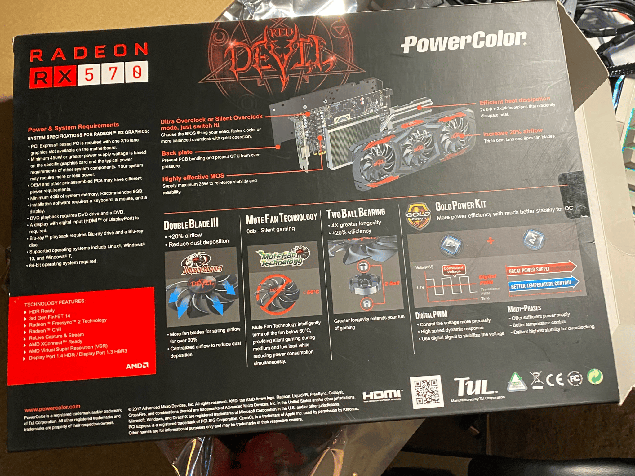 PowerColor Radeon RX 570 4GB Red Devil