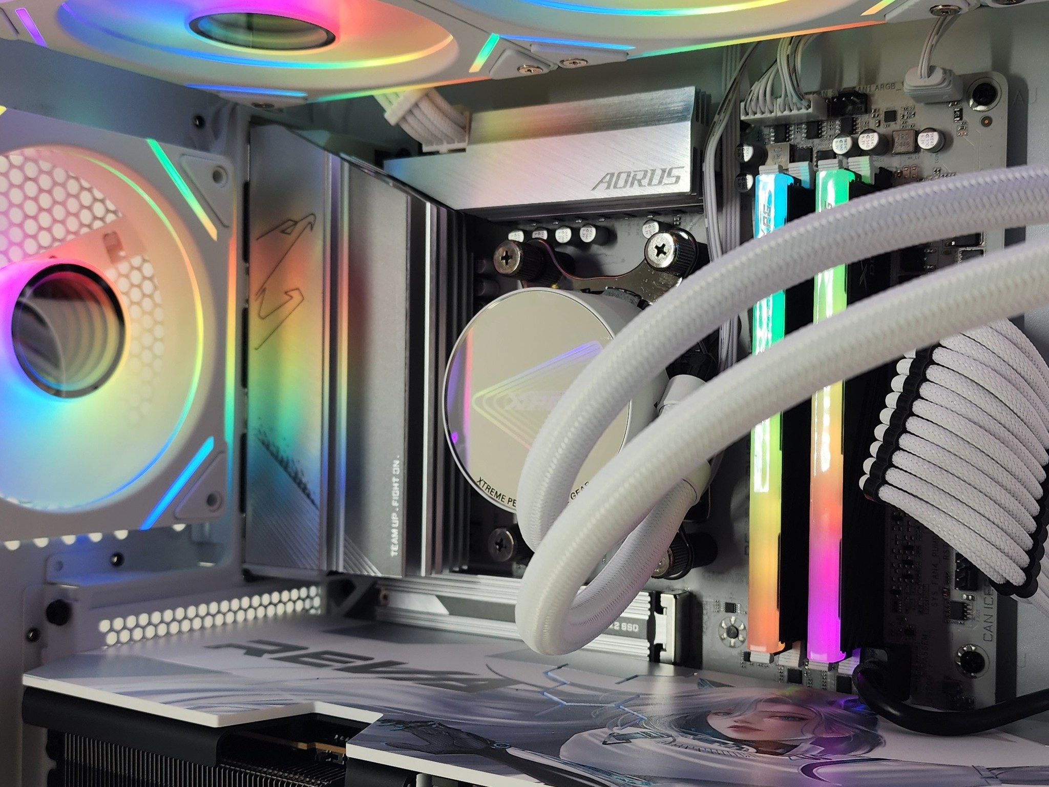 Gaming PC Ryzen 7 7800X3D 32GB RAM 2TB SSD RX 9070 XT 16GB Windows 11 Computer