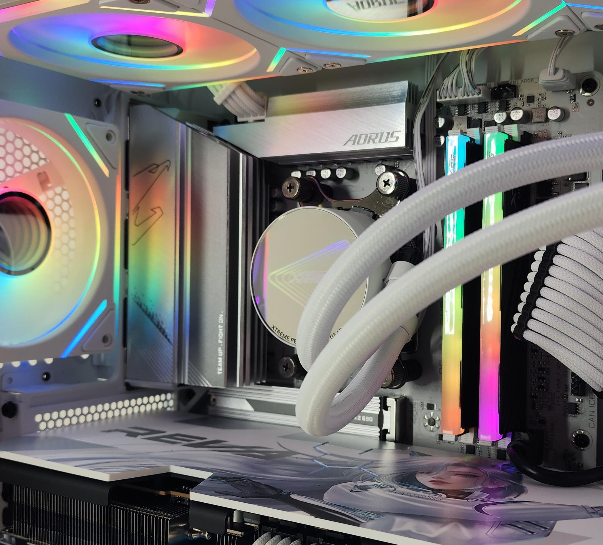 Gaming PC Ryzen 7 7800X3D 32GB RAM 2TB SSD RX 9070 XT 16GB Windows 11 Computer