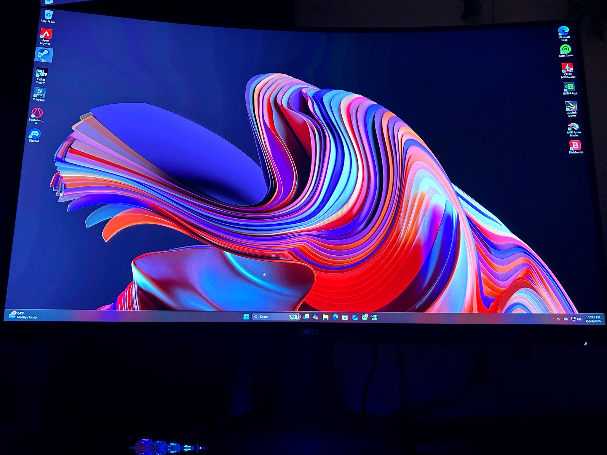Dell 1440p 165hz Curved 32inch