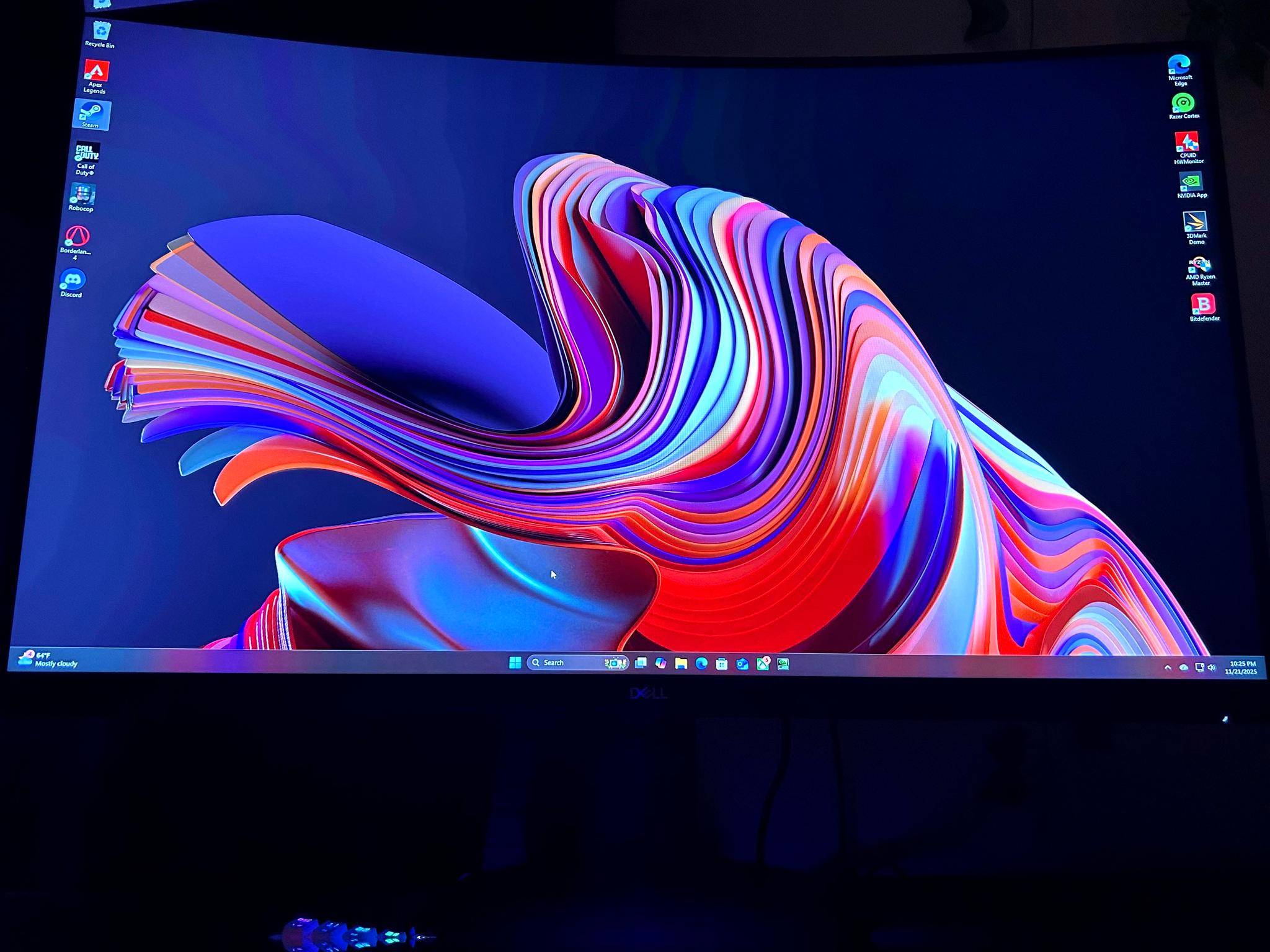 Dell 1440p 165hz Curved 32inch