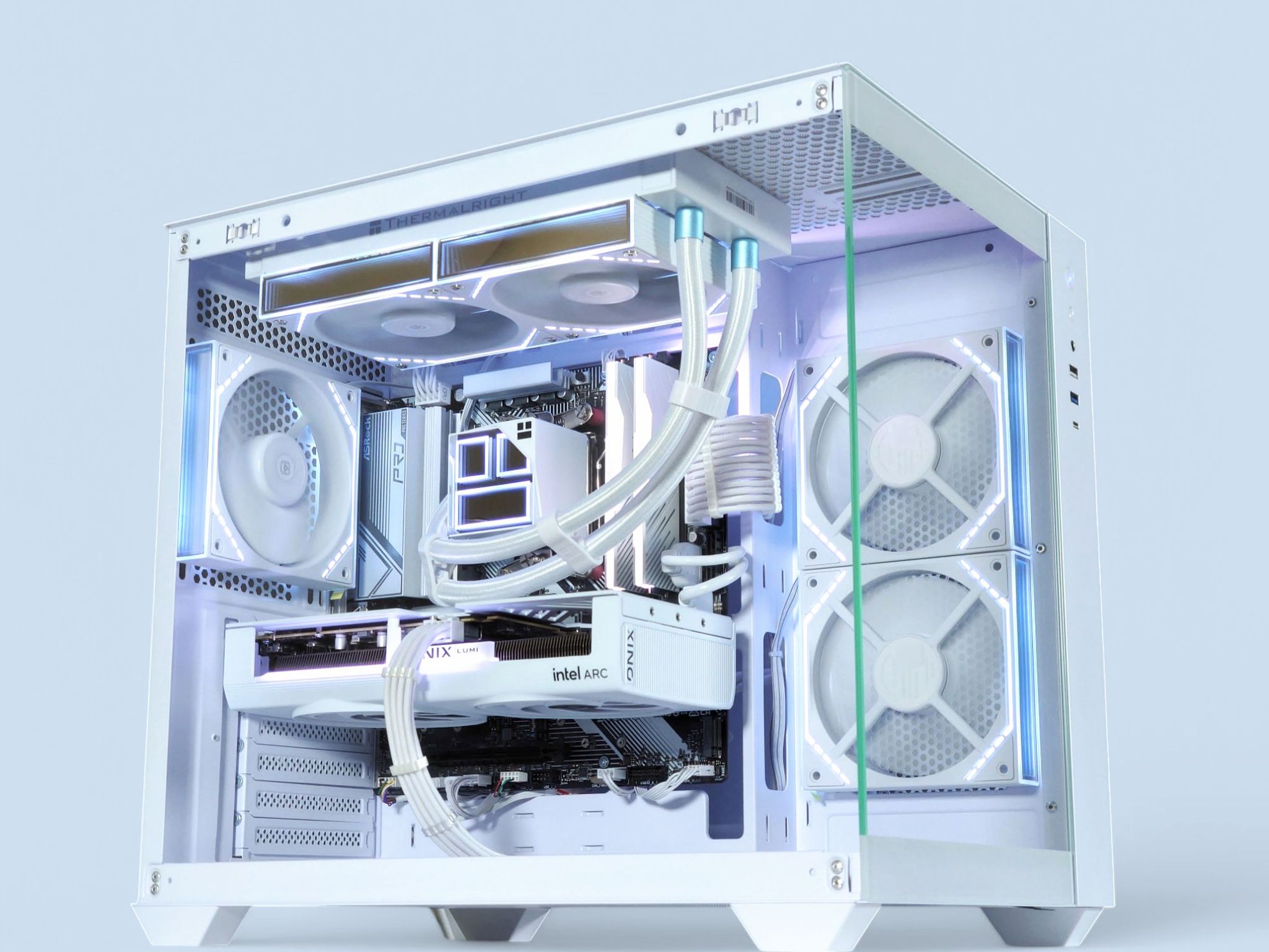 🤍🏔️Arc Gaming PC❄️Intel Arc B580 12GB❄️AMD Ryzen 5 7500F 6 core❄️32GB DDR5❄️1TB NVME