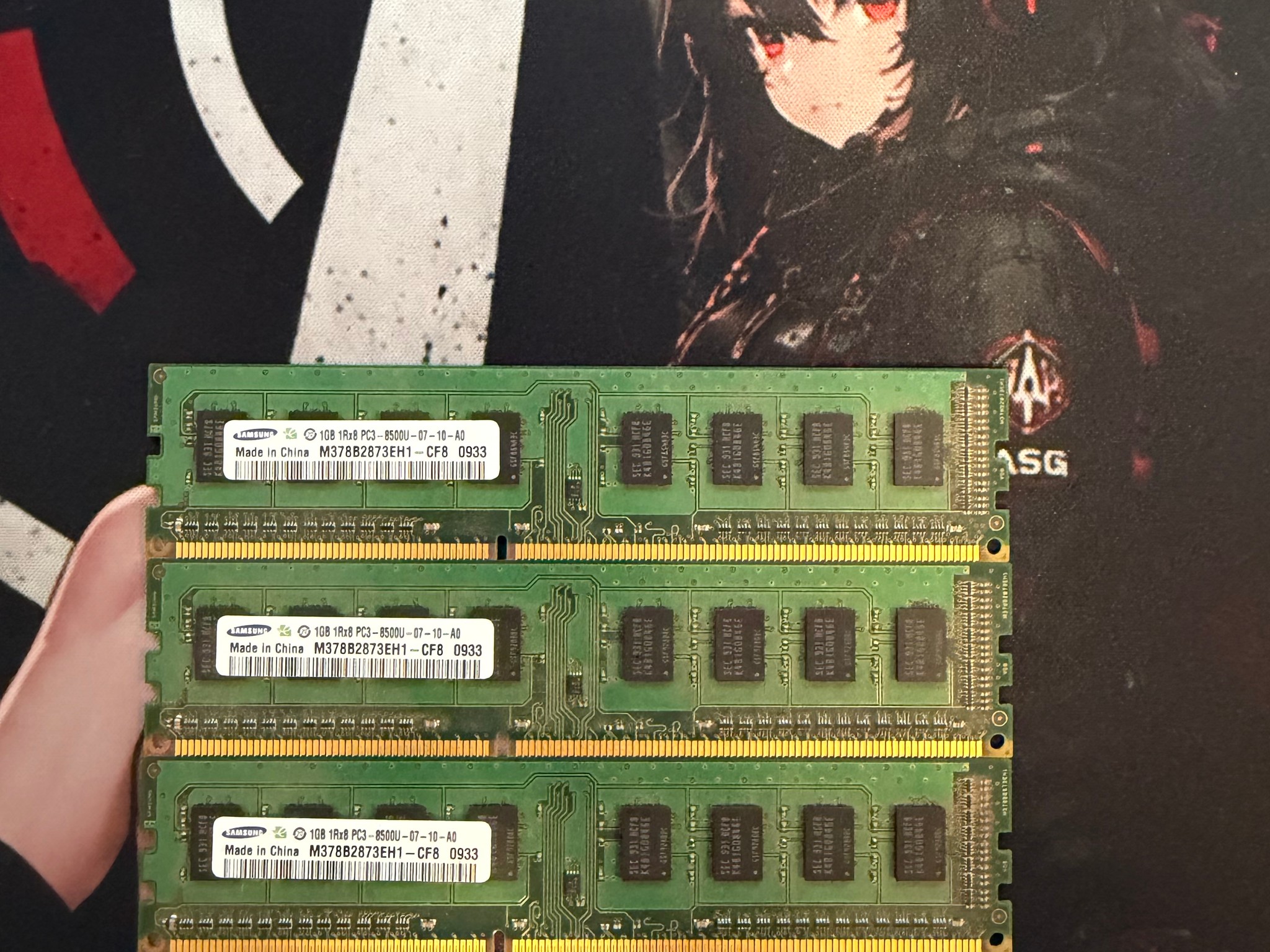 Samsung 4GB Kit (4x1GB) DDR3 Desktop RAM PC3 DIMM Memory