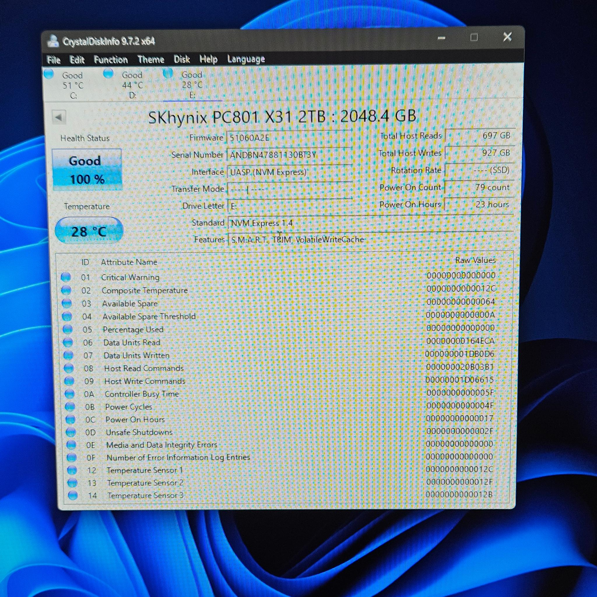 Sk hynix Beetle X31 Portable 2TB SSD Grey with DRAM