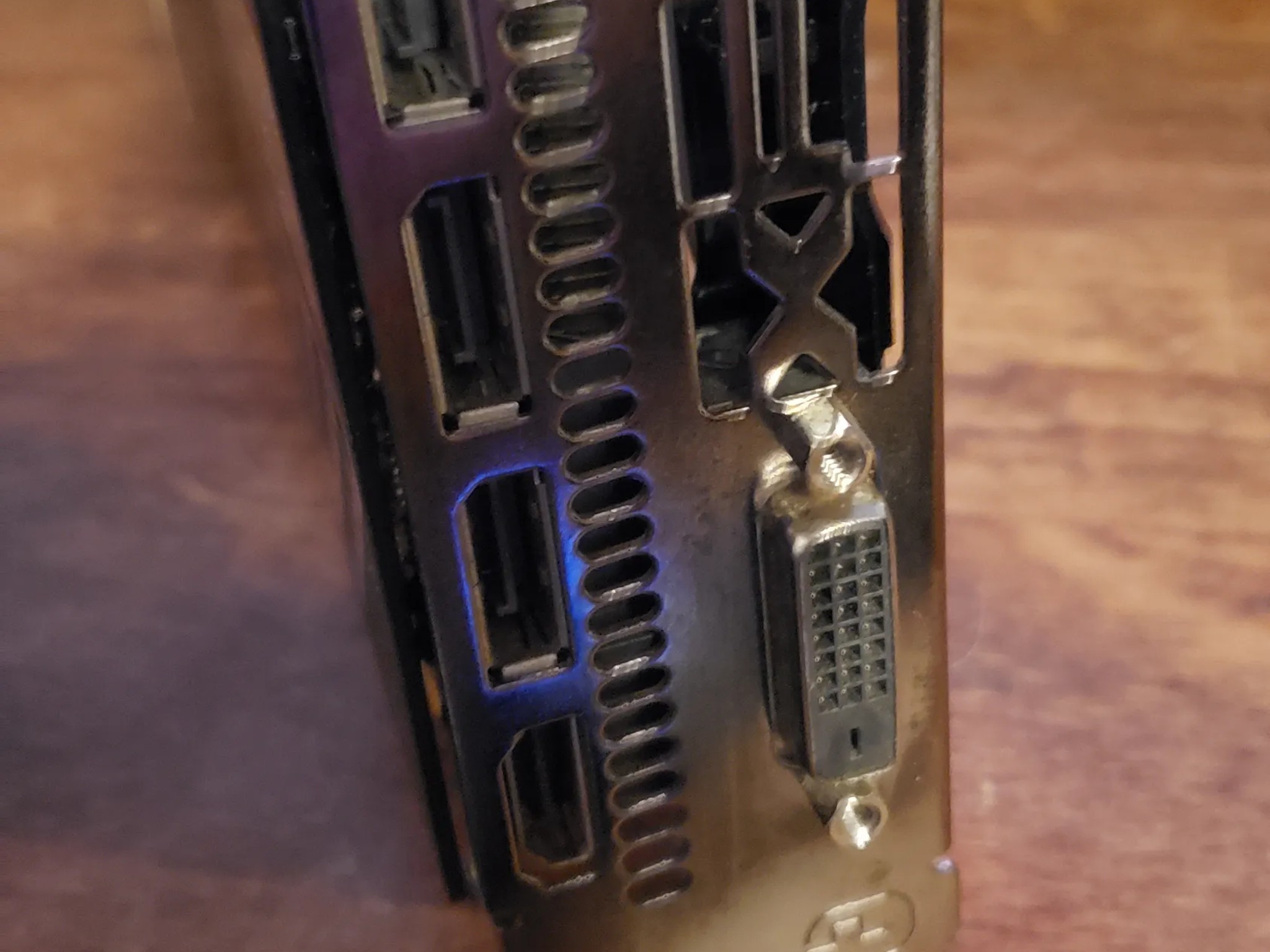 XFX RX 580 graphics card with 8gb memory