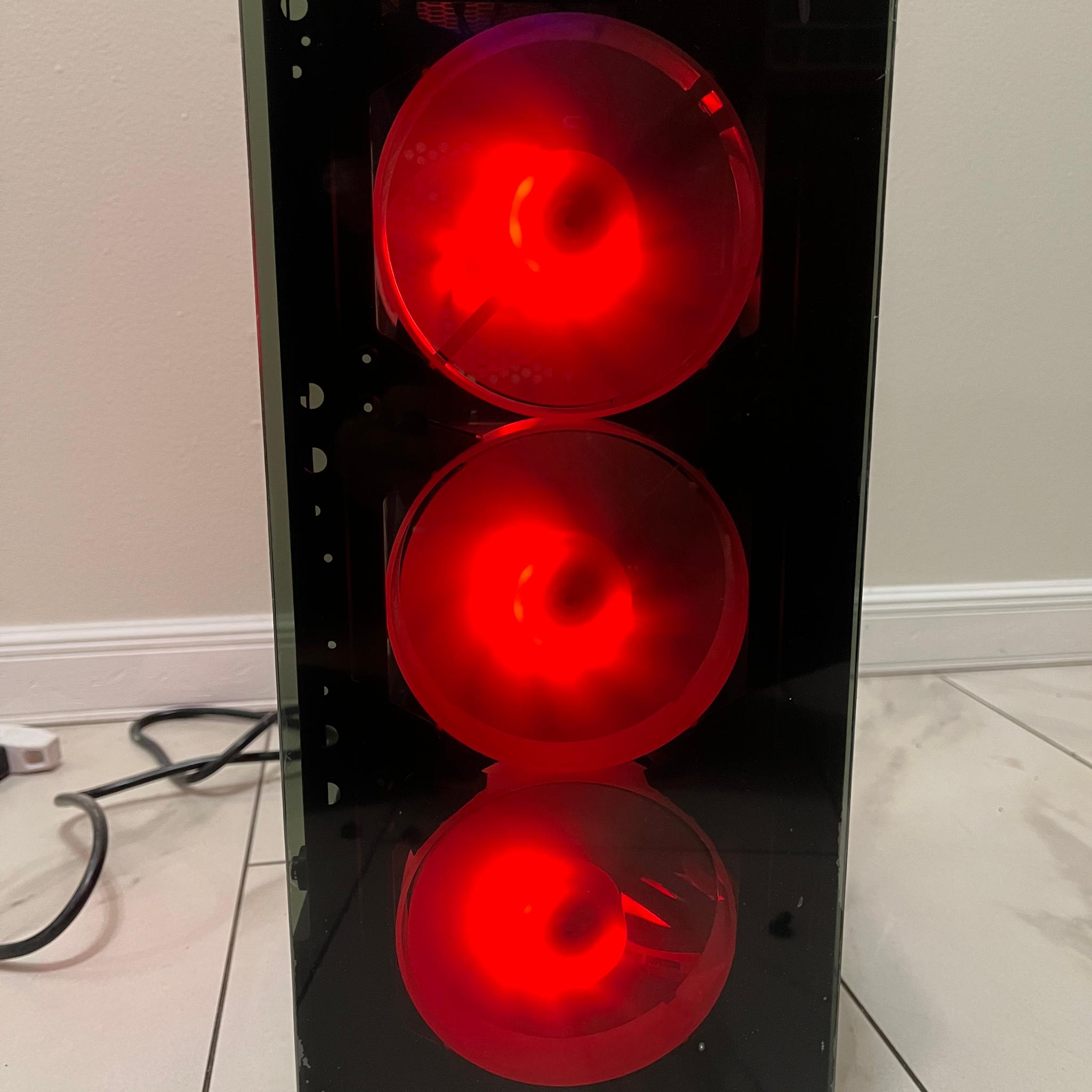 NVIDIA RTX 2060, Intel i5-6600, 12GB RAM, 870 GB Storage, RGB Gaming PC w/ RGB Remote & Wi-Fi