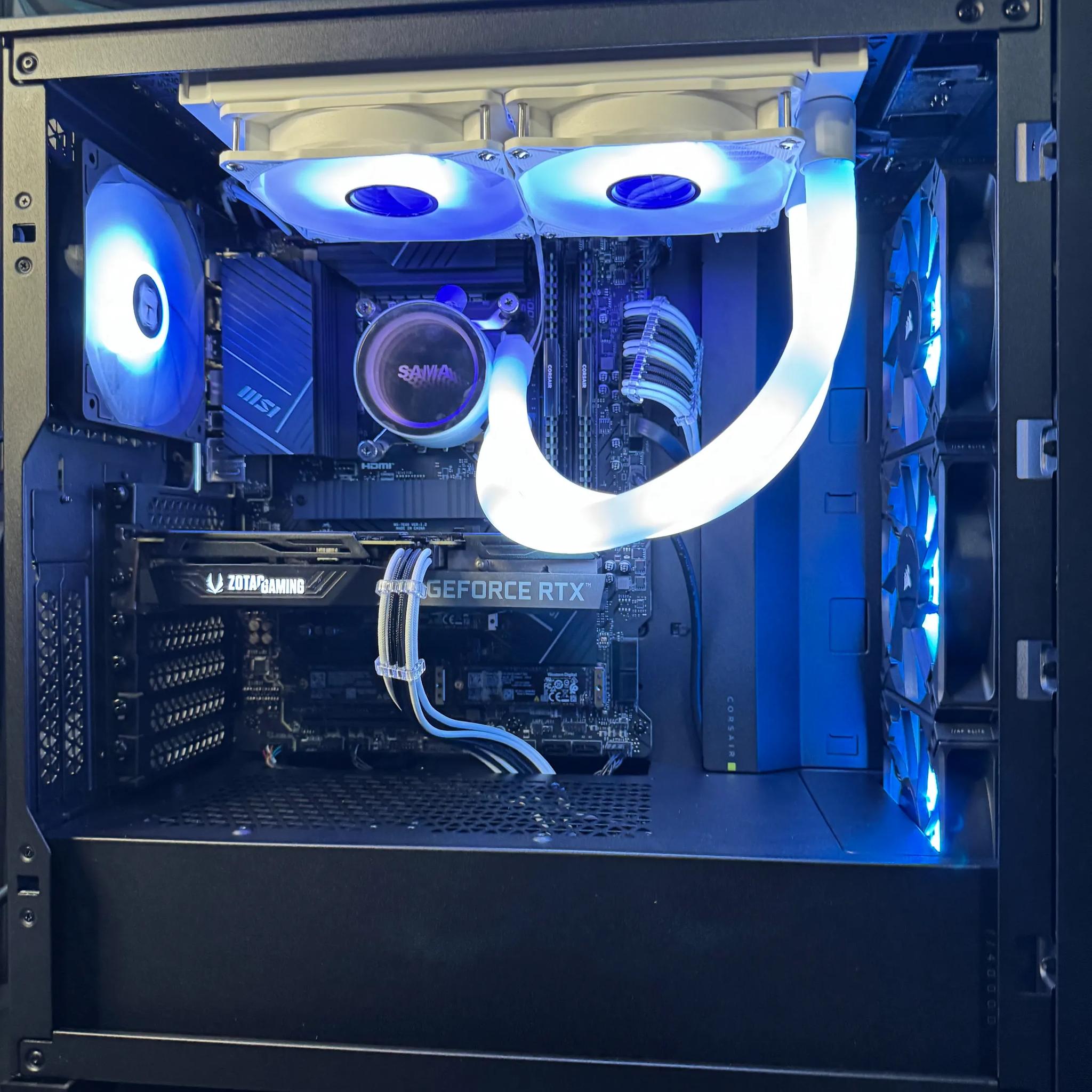 🖤⚪✨YinYang Ti PC 🖤⚪✨ i7 12700K| RYX 3060Ti| 32 GB DDR4 | 1.75 TB NVMe
