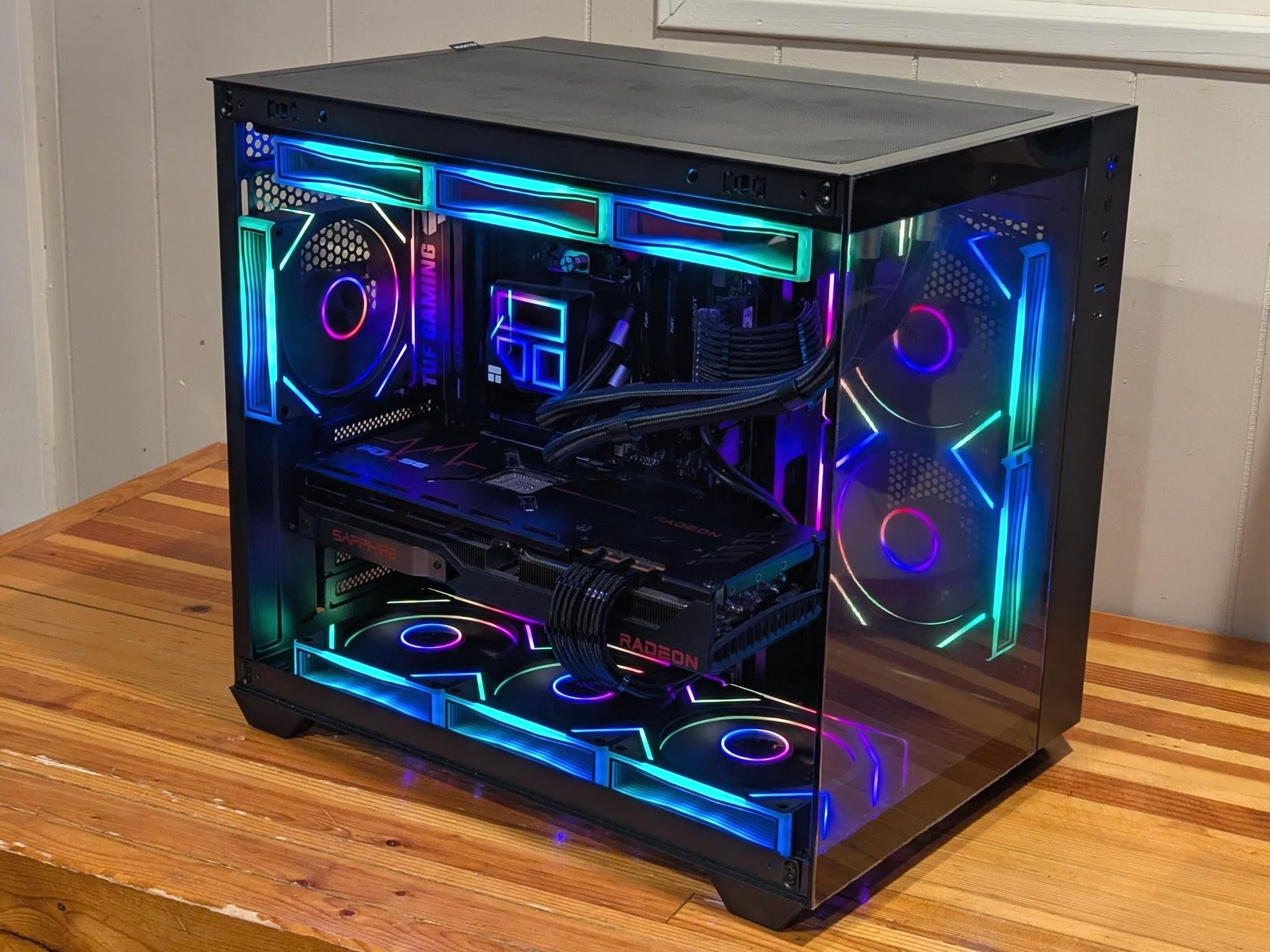 🖤 Ryzen 5 7600X3D + RX 7900 XT | 1440p Gaming Beast | Black RGB Infinity-Mirror Build