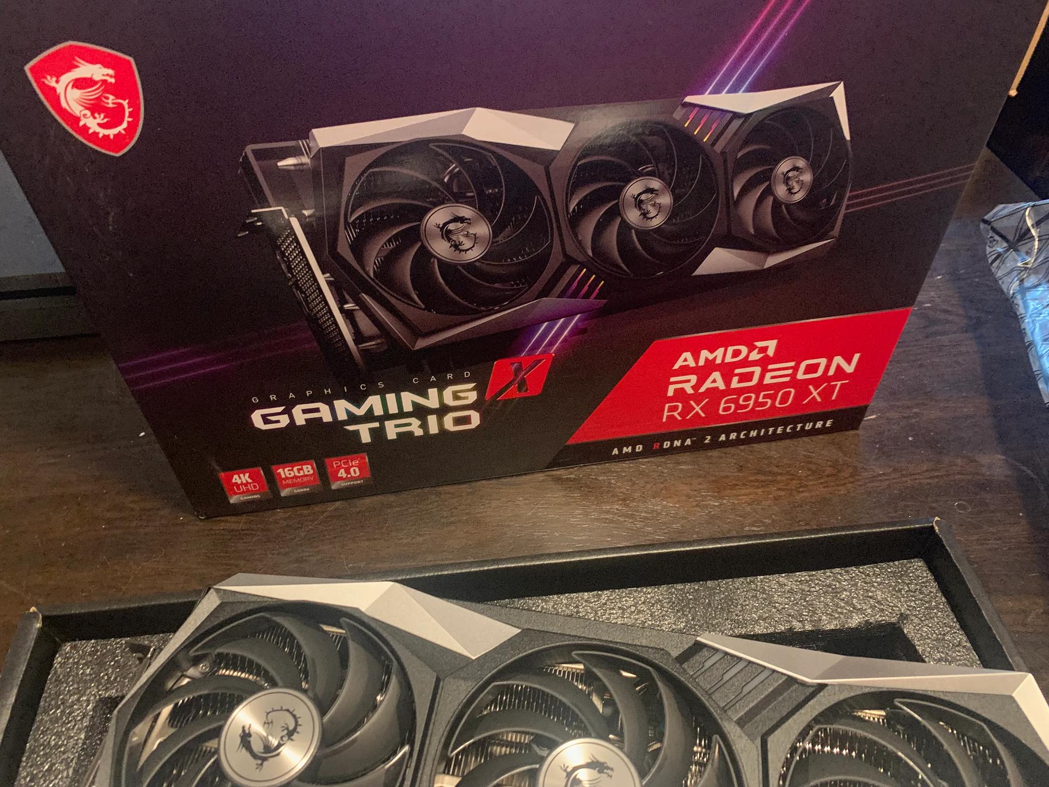 MSI Gaming X Trio RX 6950 XT LNIB Like New In Box!