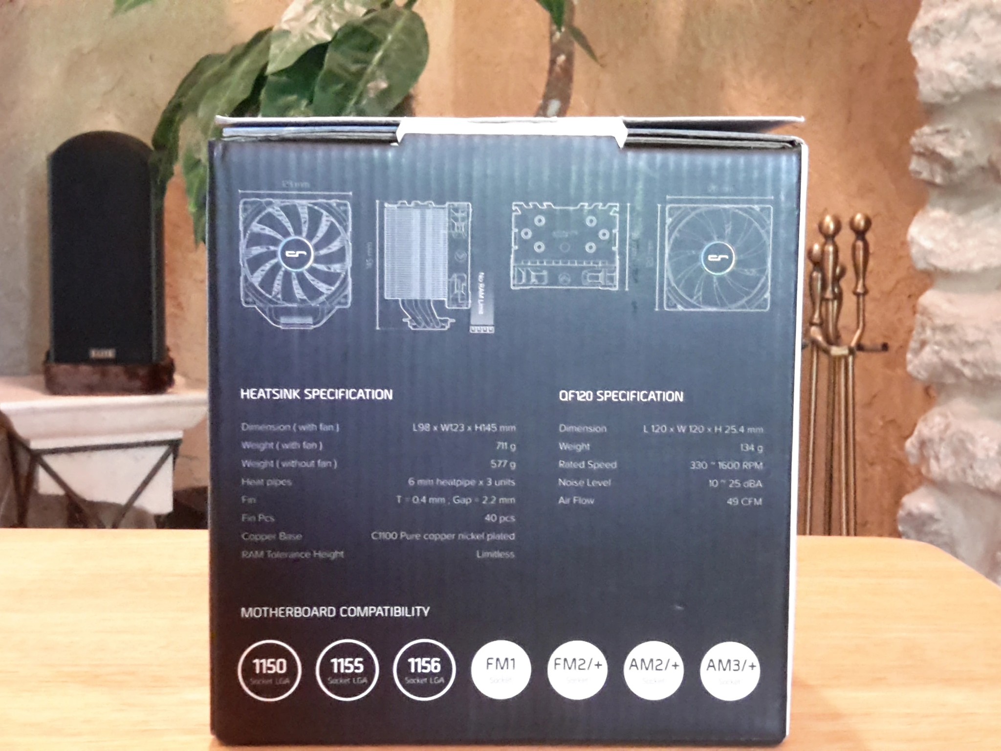 CRYORIG H7 Tower Air Cooler for AMD/Intel CPU with 120mm PWM Fan