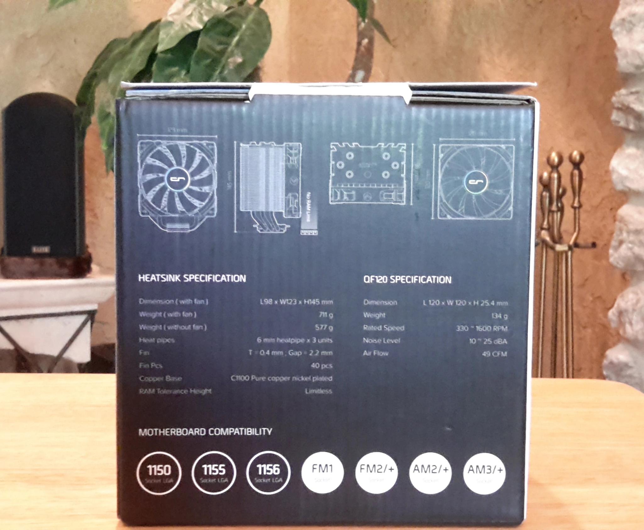 CRYORIG H7 Tower Air Cooler for AMD/Intel CPU with 120mm PWM Fan