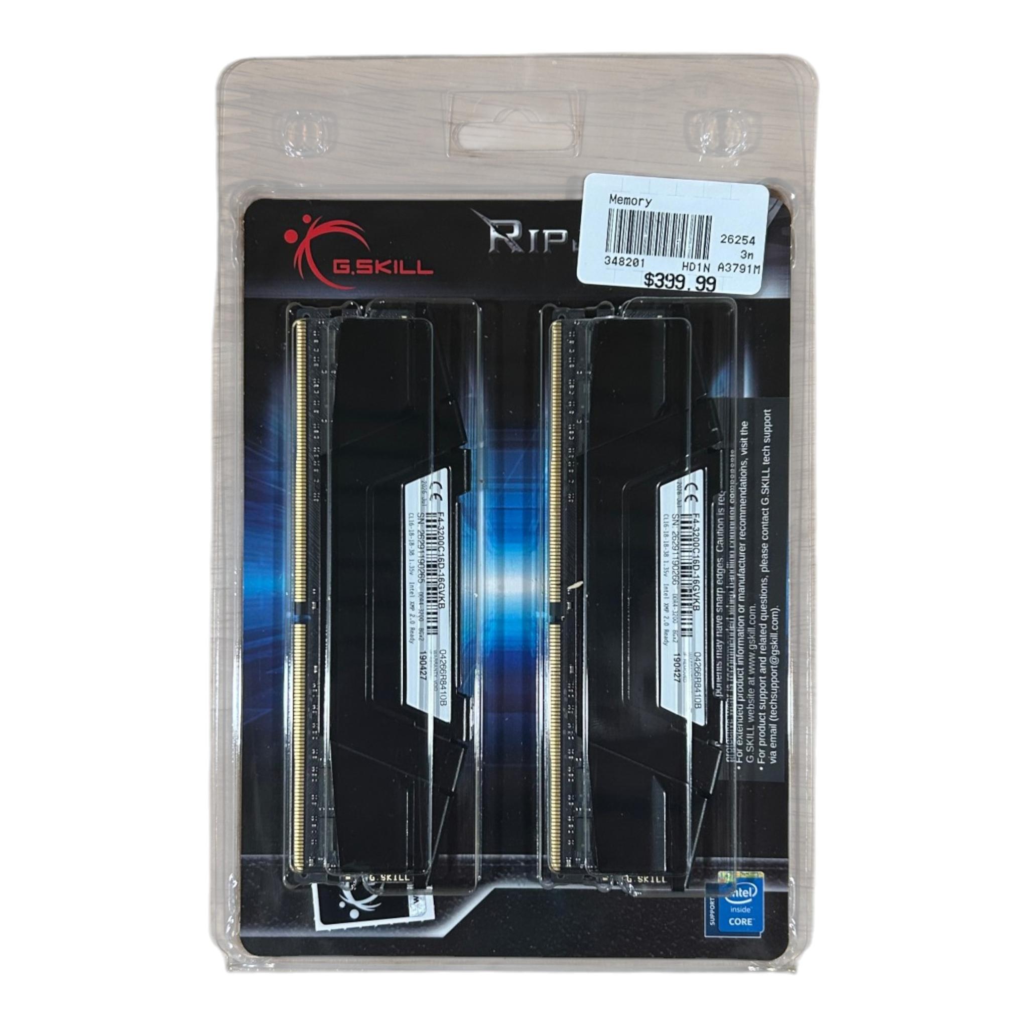 G.Skill Ripjaws V 16GB (2 x 8GB) DDR4-3200 PC4-25600 CL16