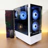 🔥130FPS GTA🔥White Gaming PC | Intel i5 / AMD RX580 / 8GB / 1.1TB Win 11 Pro + Wi-Fi