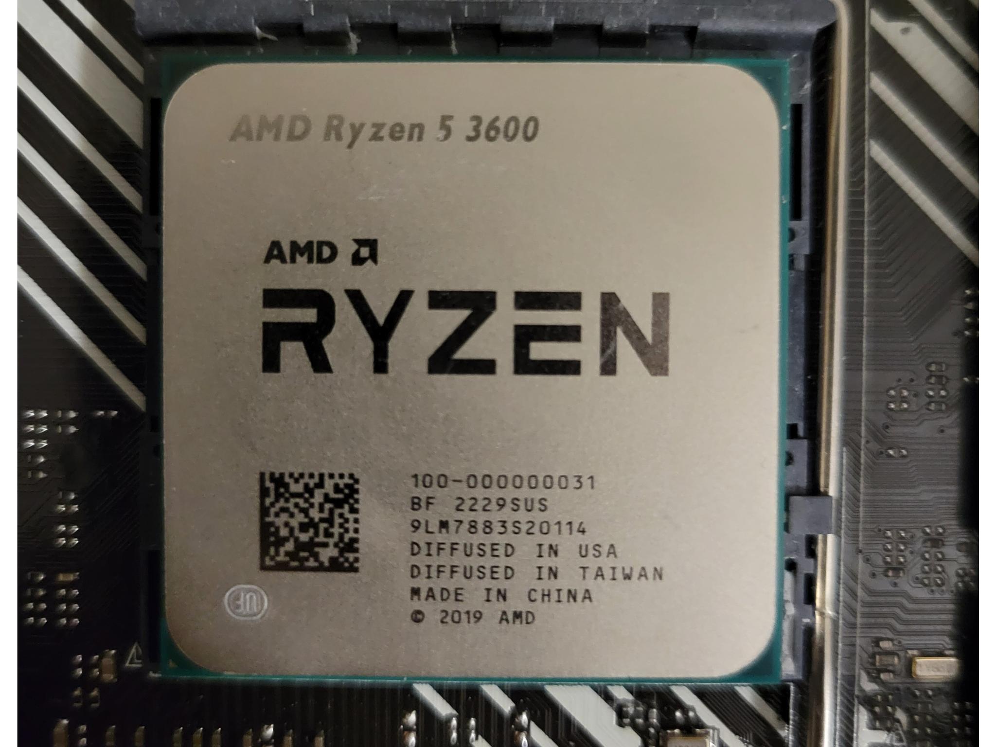 Ryzen 5 3600 Bundle W/Motherboard And Ram