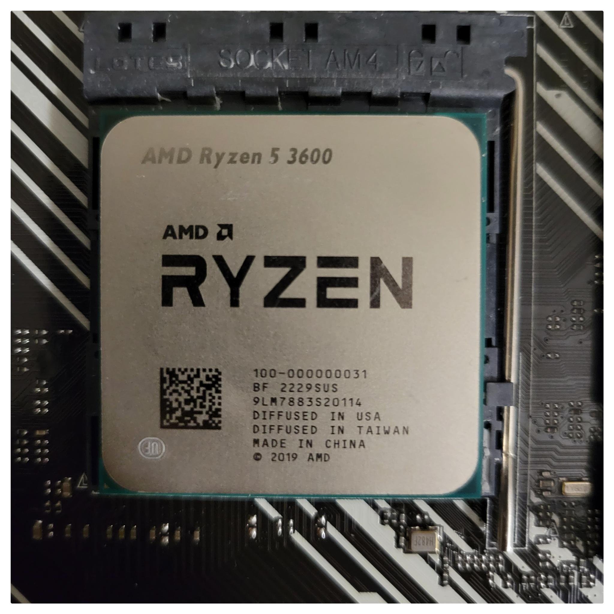 Ryzen 5 3600 Bundle W/Motherboard And Ram