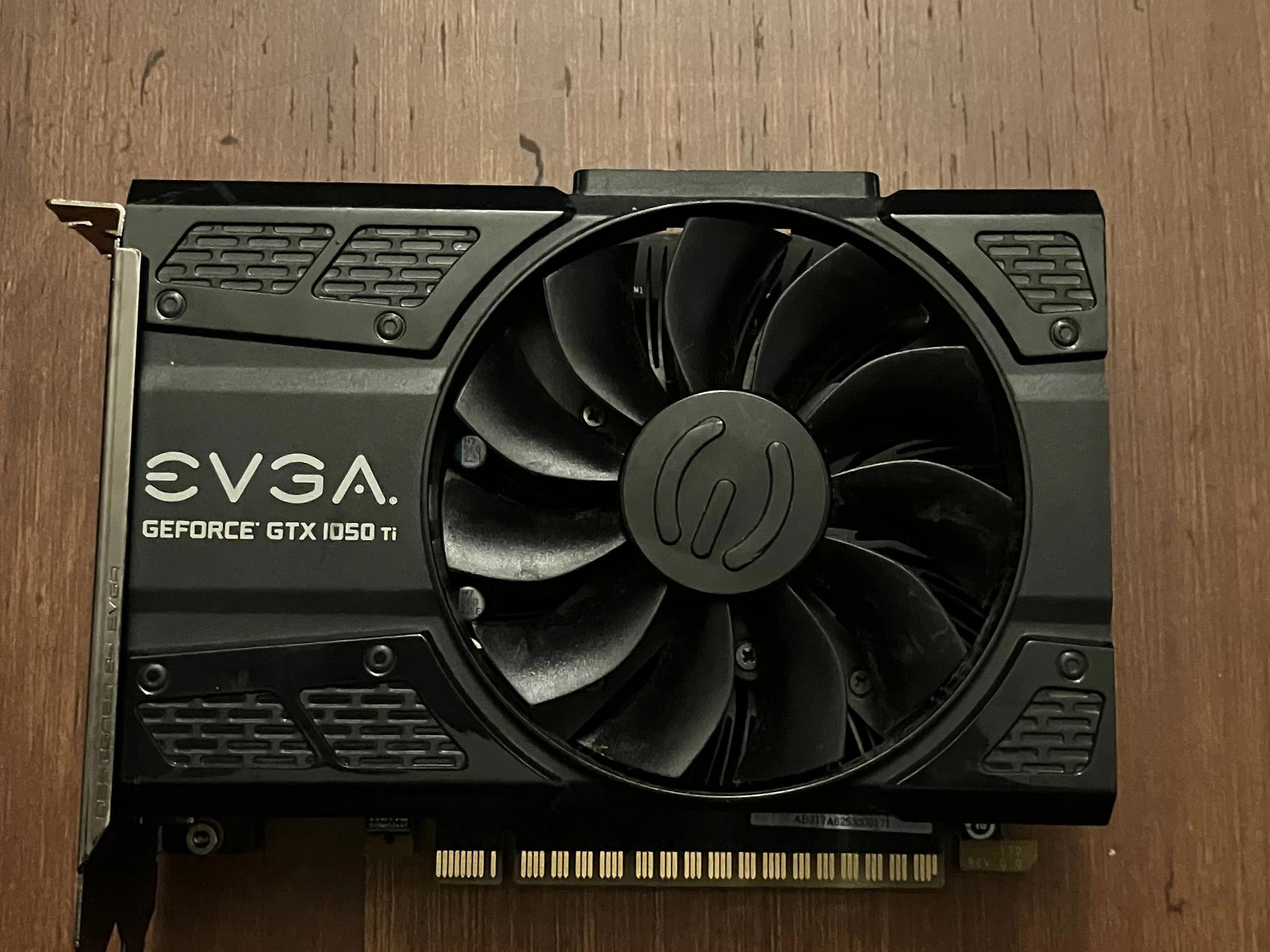 EVGA Geforce GTX 1050 TI Graphics Card