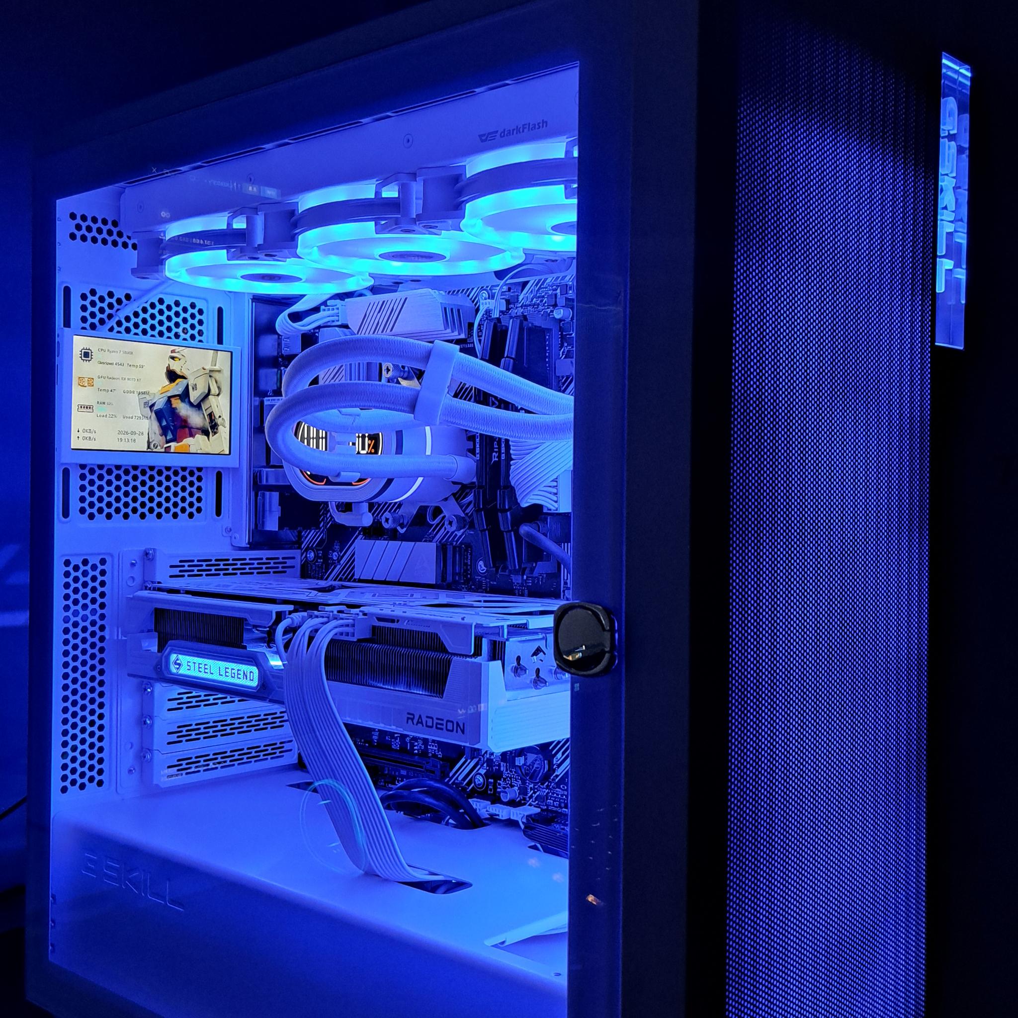 AM4 High-End Gaming PC - Ryzen 7 5800X | RX 9070 XT | 32 GB RAM | 1 TB NVME