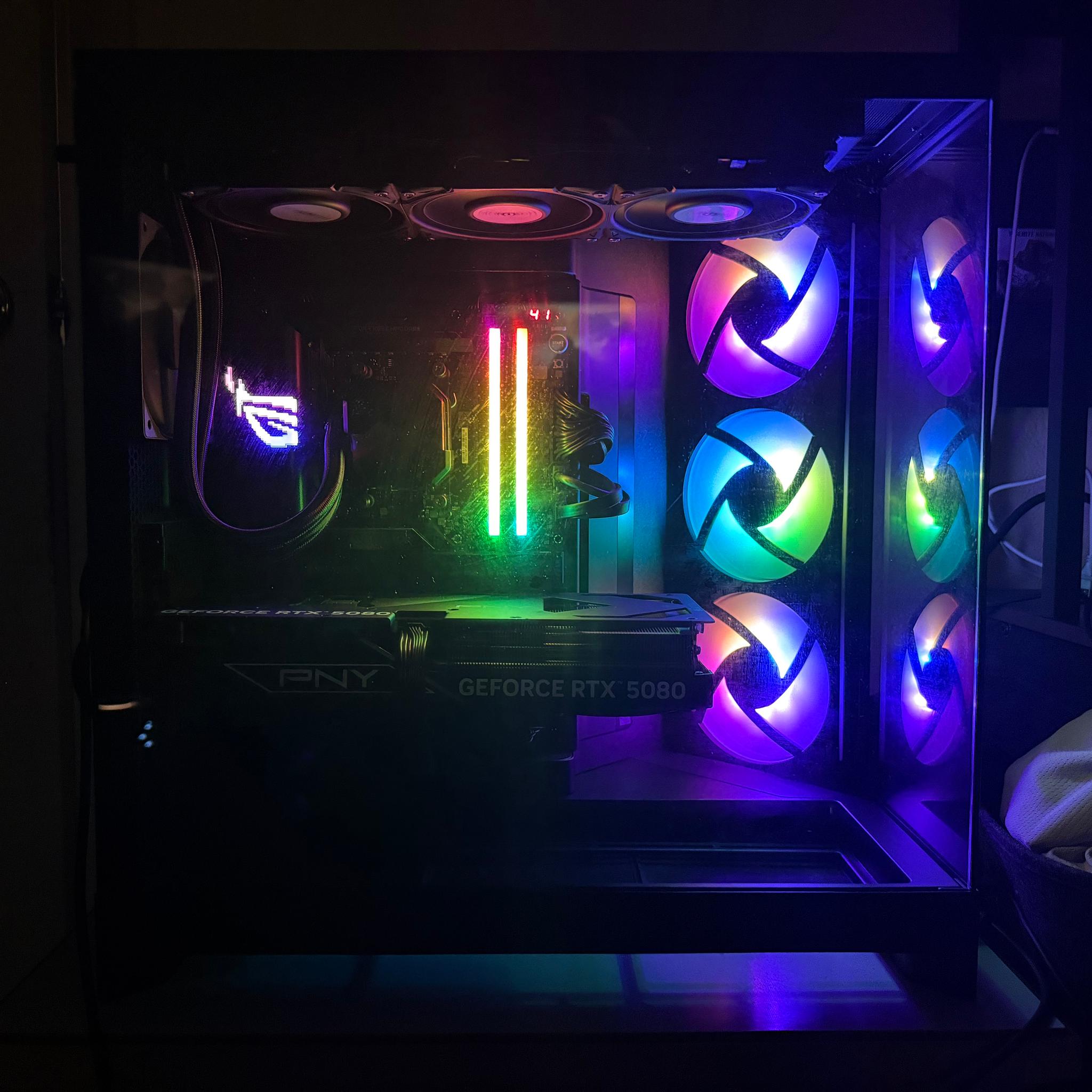 GeForce RTX 5080 Custom Gaming PC - Ryzen 7 9800X3D