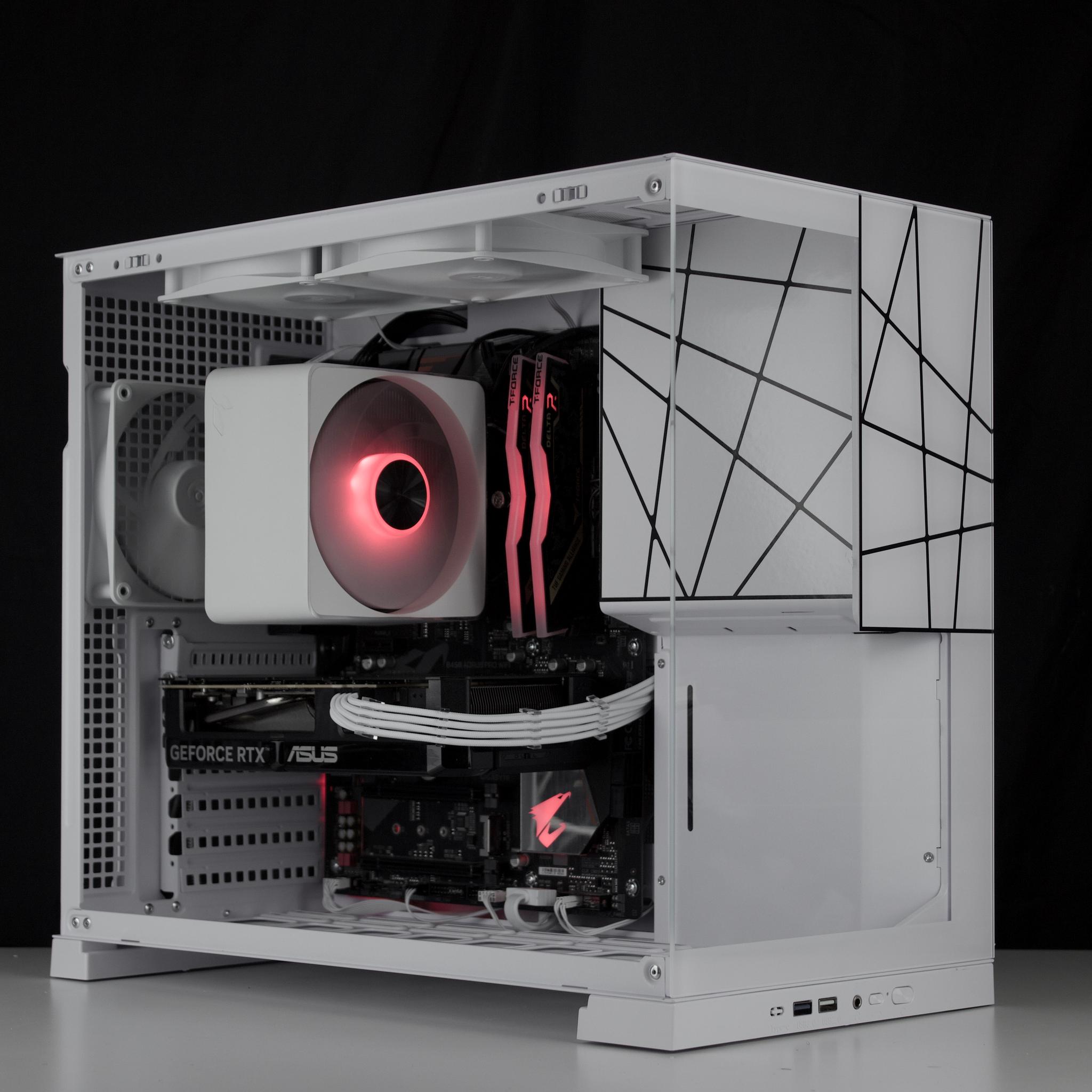 🧊❄️🧊 White Gaming PC – RTX 5060, Ryzen 5 5600X, 16GB RAM, 1TB SSD - WiFi, BlueTooth 🧊❄️🧊