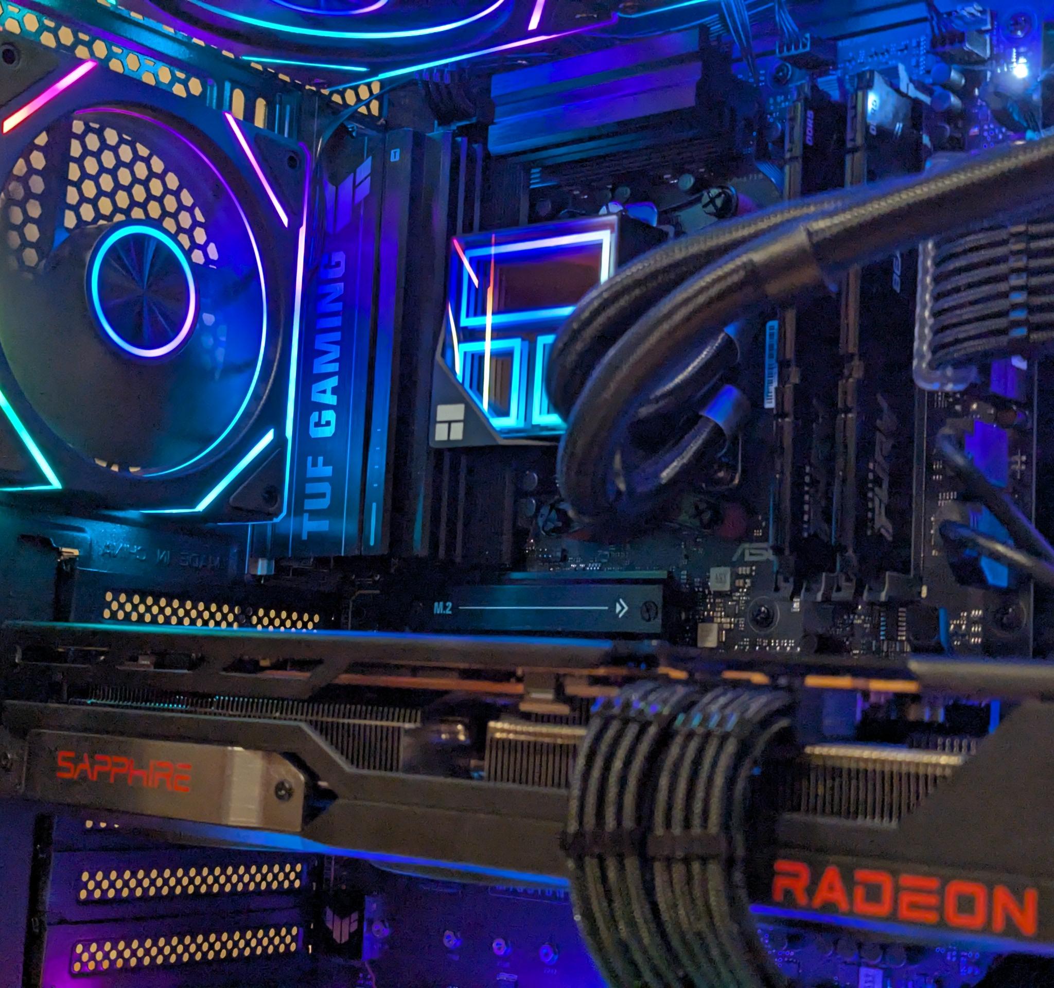 🖤 Ryzen 5 7600X3D + RX 7900 XT | 1440p Gaming Beast | Black RGB Infinity-Mirror Build